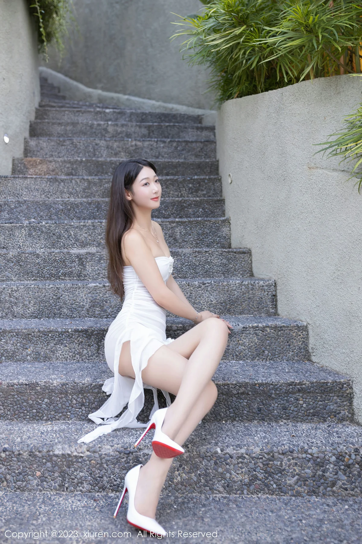 XiuRen 秀人 No.6780 唐安琪 白色礼裙巴厘岛旅拍11 - 7