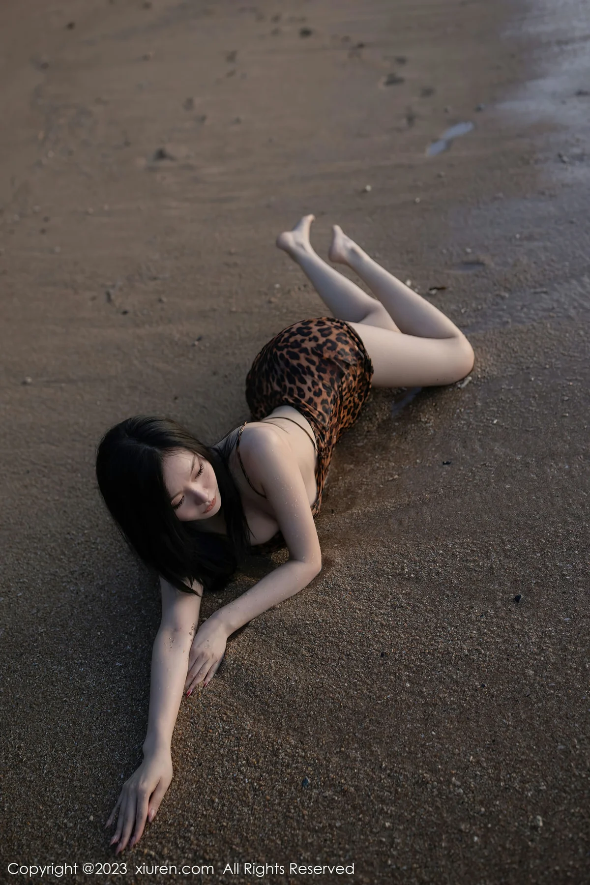 XiuRen 秀人 No.6787 安然anran 性感豹纹服饰巴厘岛旅拍1 - 6