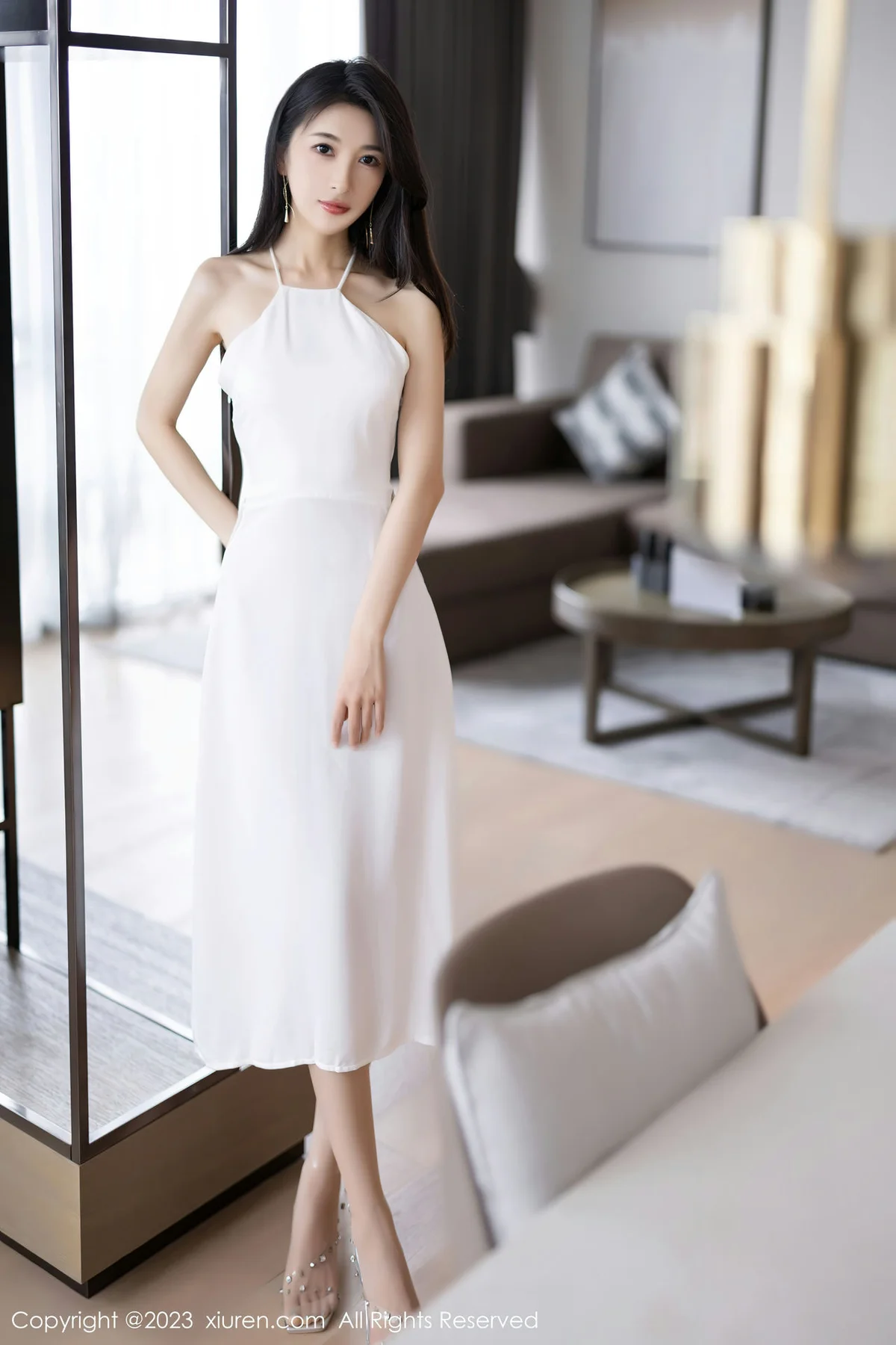 XiuRen 秀人 No.6817 林乐一 网状链式内衣性感写真1 - 1