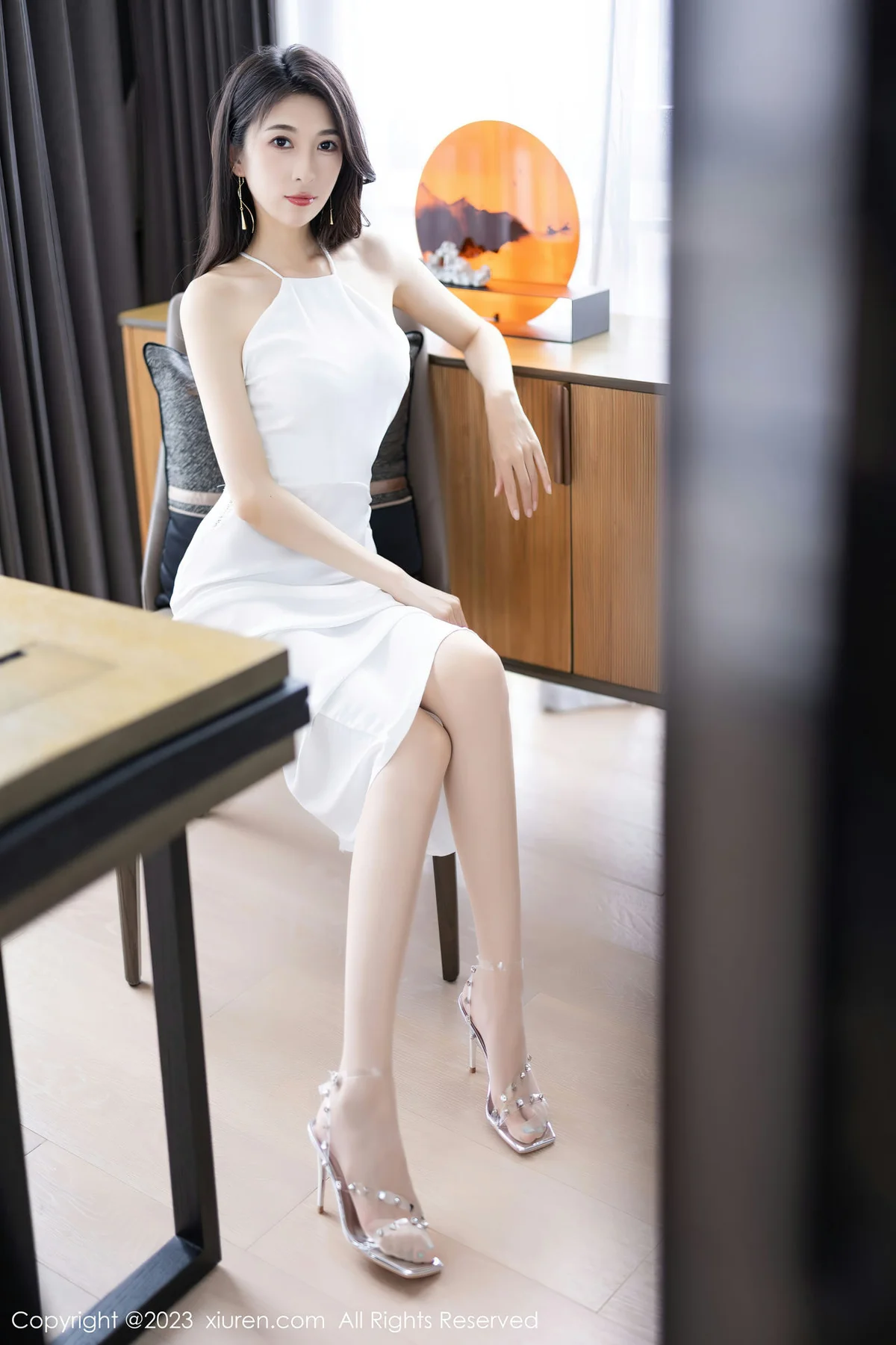 XiuRen 秀人 No.6817 林乐一 网状链式内衣性感写真1 - 1