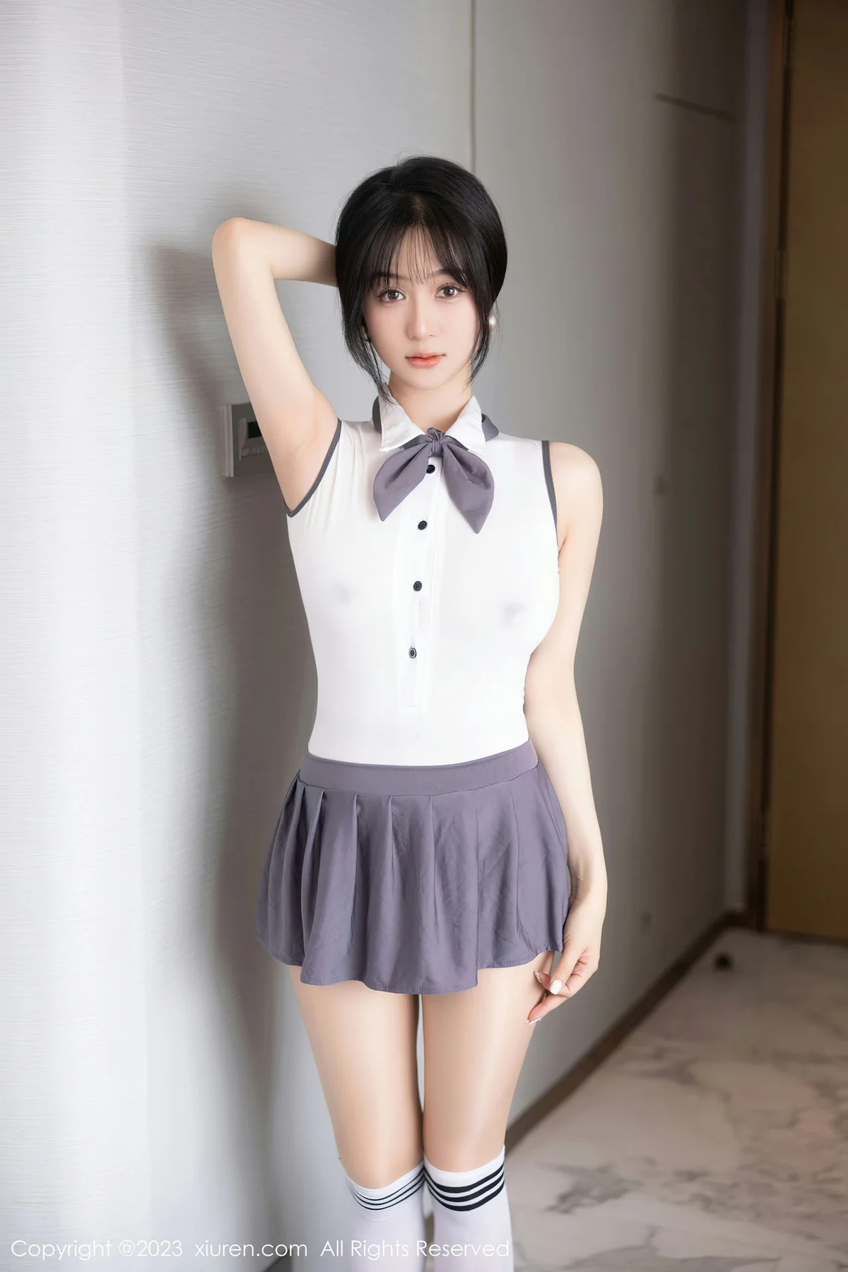 XiuRen 秀人 No.6818 柚琪Rich 轻透高开叉性感写真3 - 6