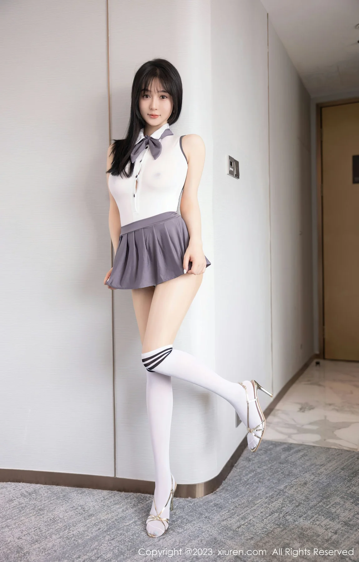 XiuRen 秀人 No.6818 柚琪Rich 轻透高开叉性感写真3 - 10