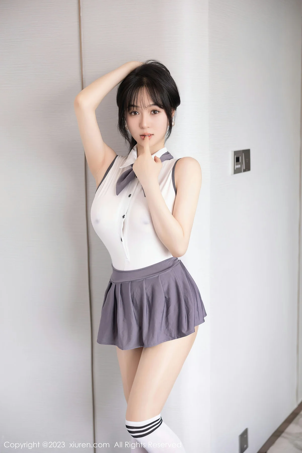 XiuRen 秀人 No.6818 柚琪Rich 轻透高开叉性感写真3 - 4