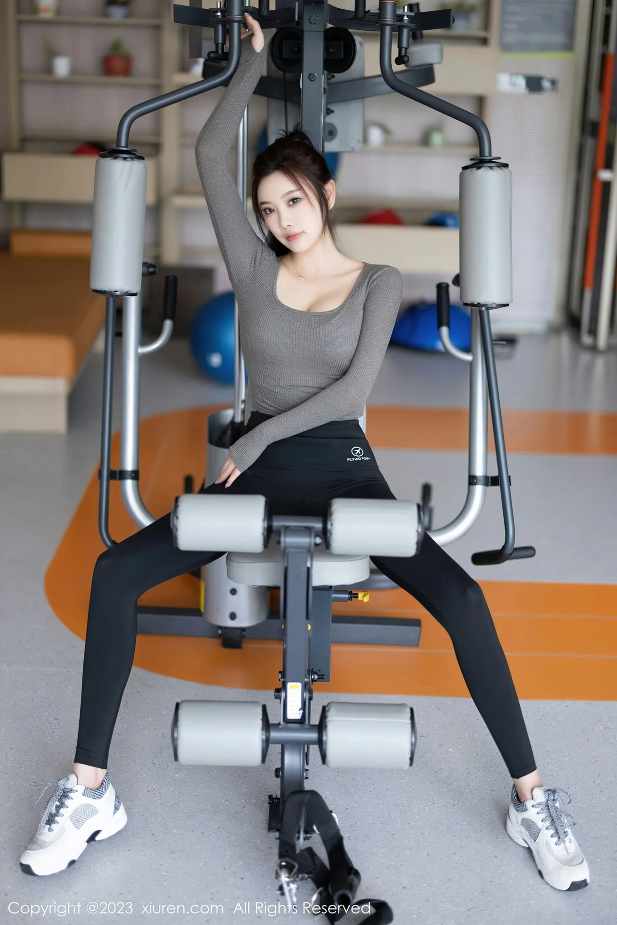 XiuRen 秀人 No.6825 杨晨晨Yome 黑色瑜伽裤性感写真1 - 6