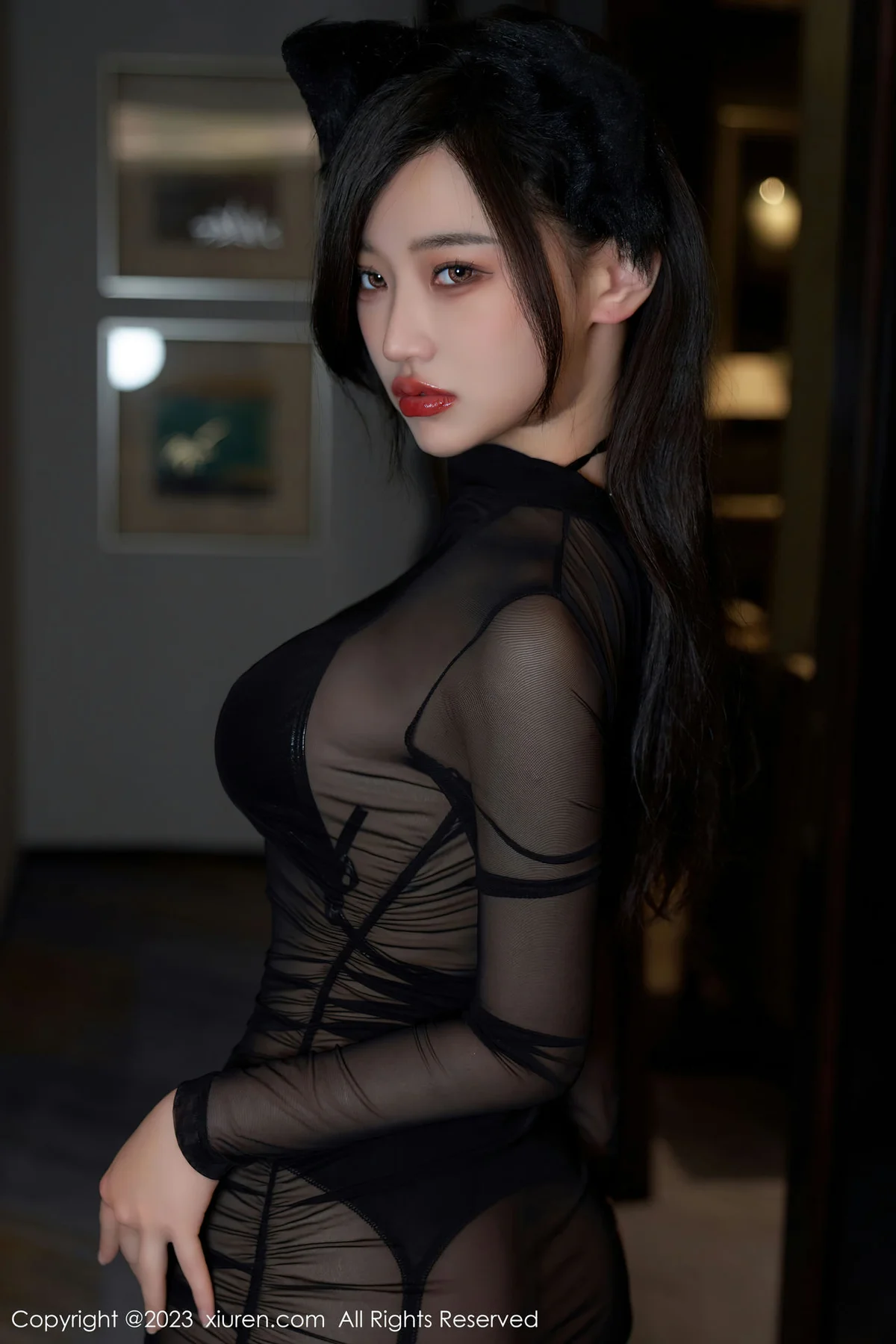 XiuRen 秀人 No.6826 妙可可Cheese 主题“野猫女友”性感写真3 - 9