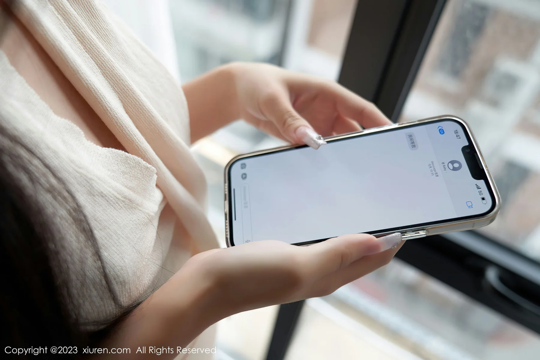 XiuRen 秀人 No.6833 浅浅Danny 诱人原色丝袜性感写真22 - 10