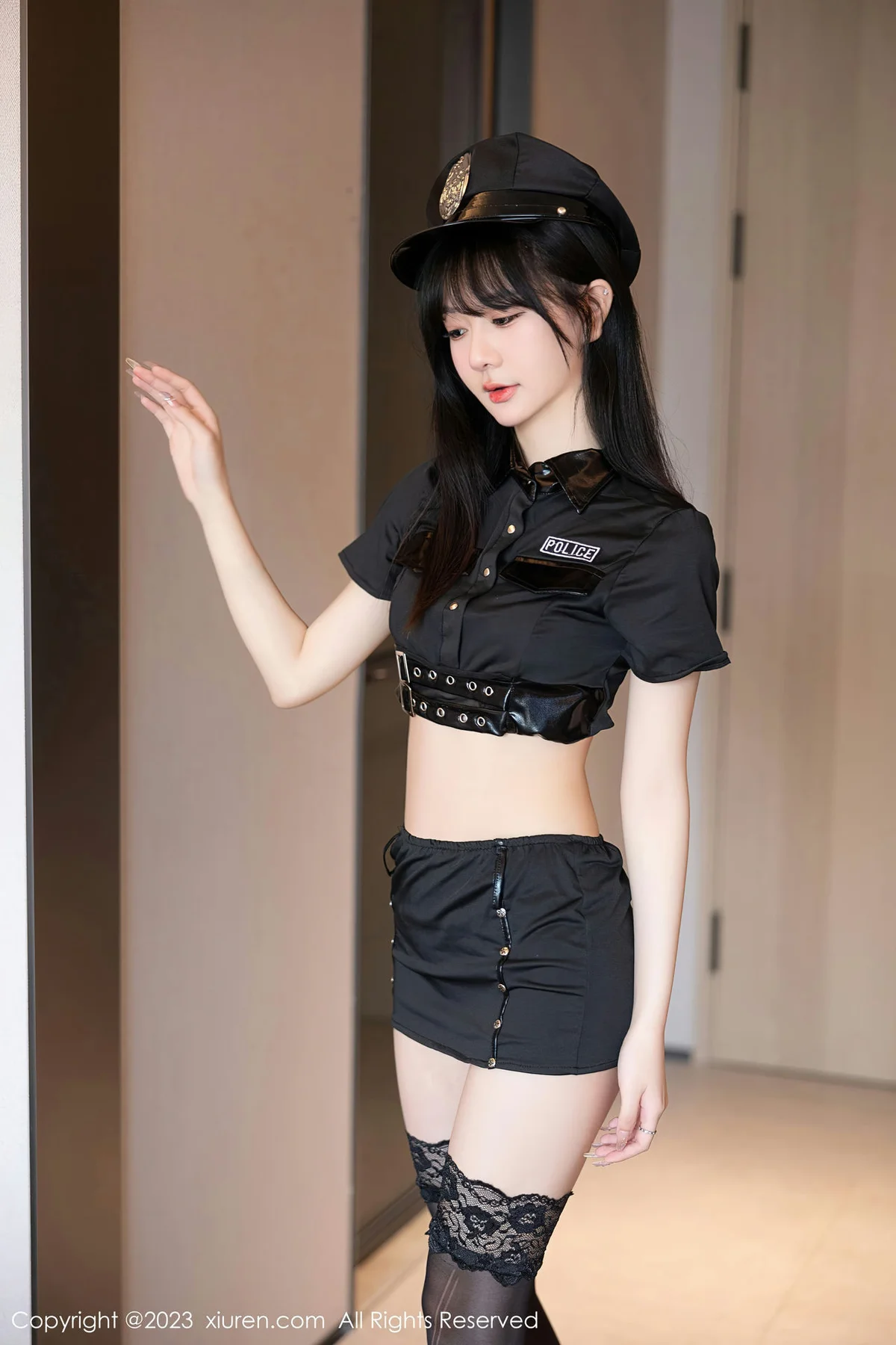 XiuRen 秀人 No.6851 幼幼 黑丝爆乳警花制服1 - 7