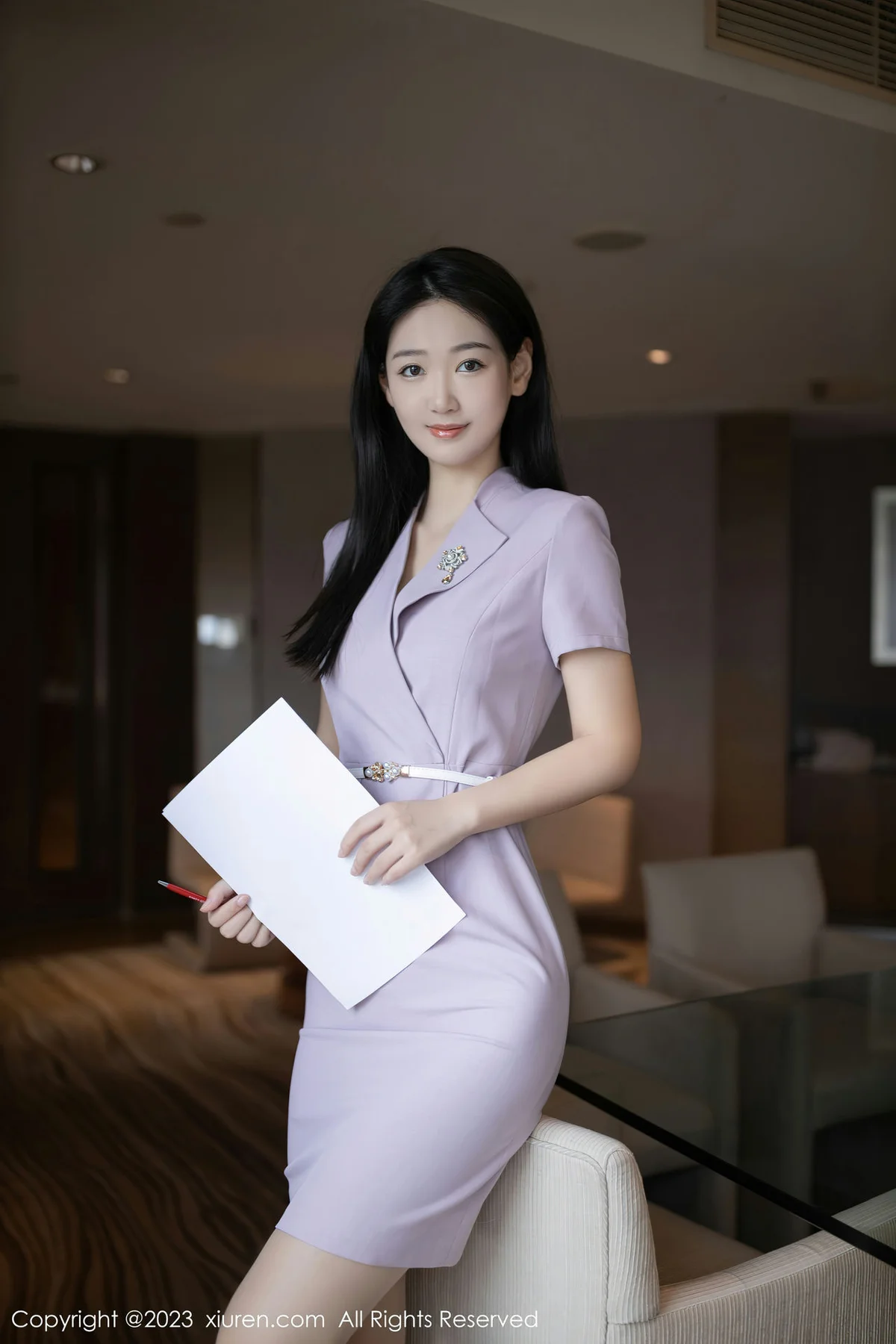 XiuRen 秀人 No.6859 唐安琪 白色蕾丝内衣珠三角旅拍1 - 6