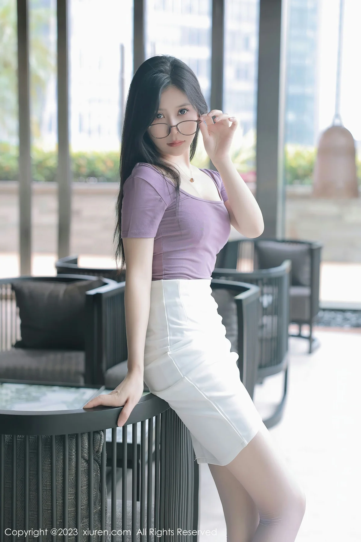 XiuRen 秀人 No.6865 尹甜甜 淡红色蕾丝内衣泰国旅拍2 - 6