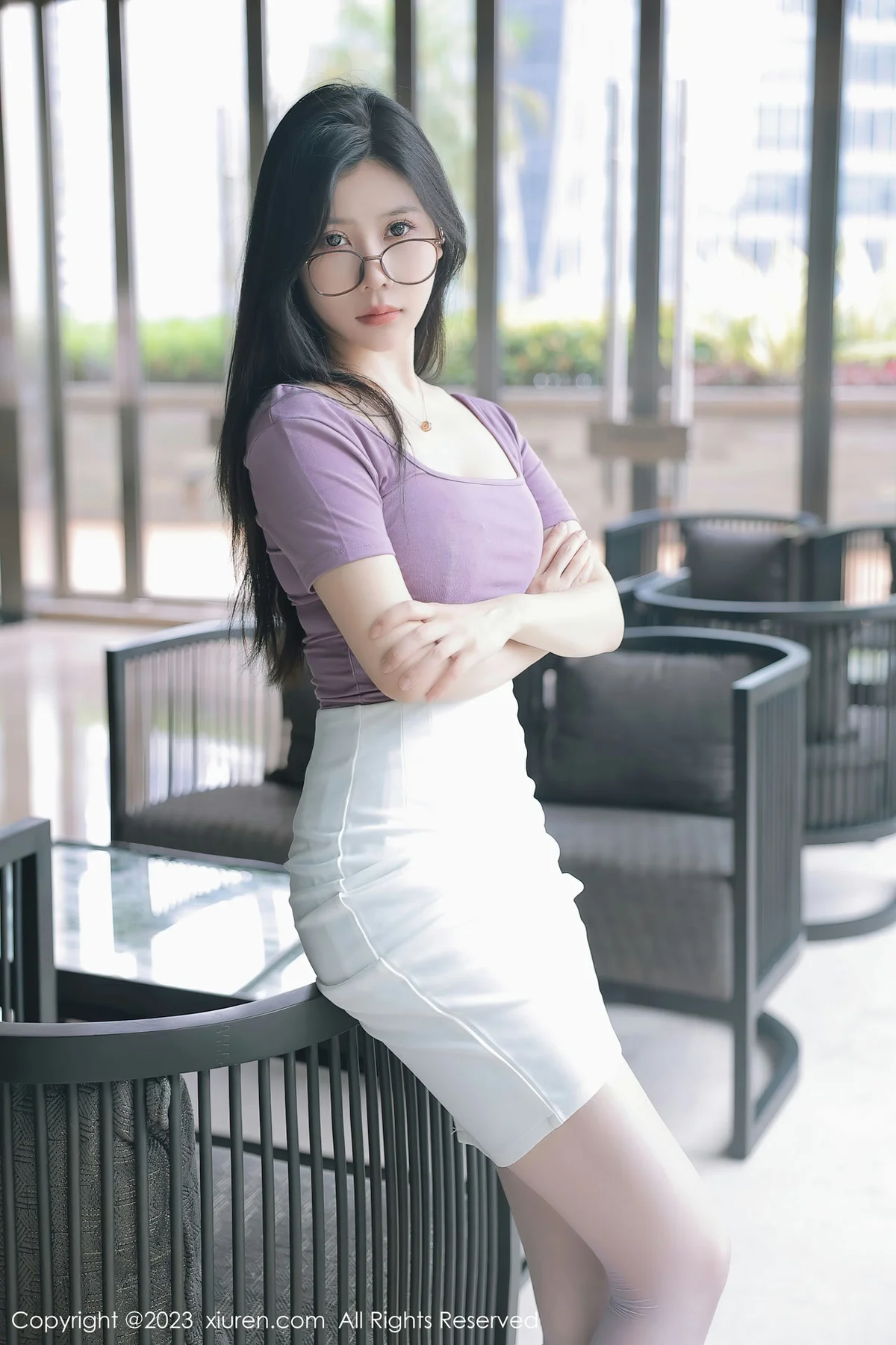 XiuRen 秀人 No.6865 尹甜甜 淡红色蕾丝内衣泰国旅拍2 - 7