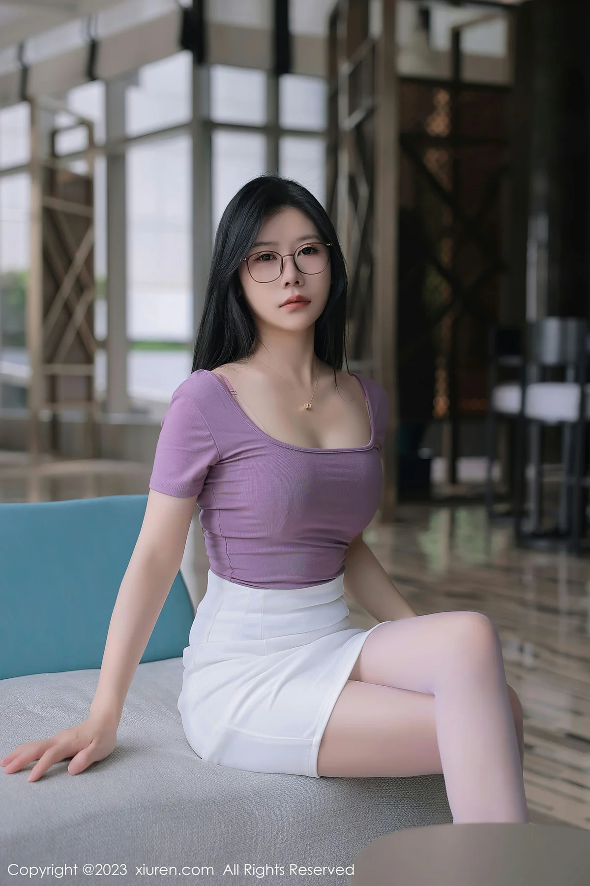 XiuRen 秀人 No.6865 尹甜甜 淡红色蕾丝内衣泰国旅拍2 - 10