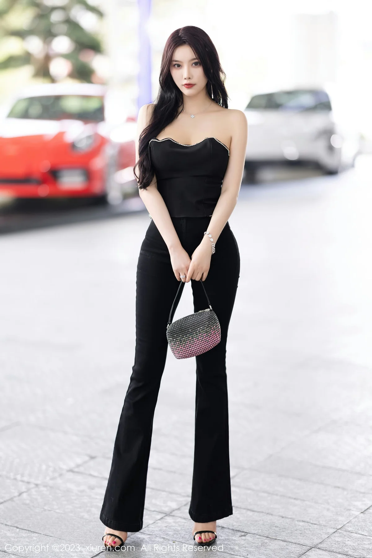 XiuRen 秀人 No.6866 杨晨晨Yome 轻透蕾丝连体衣海南岛旅拍1 - 1