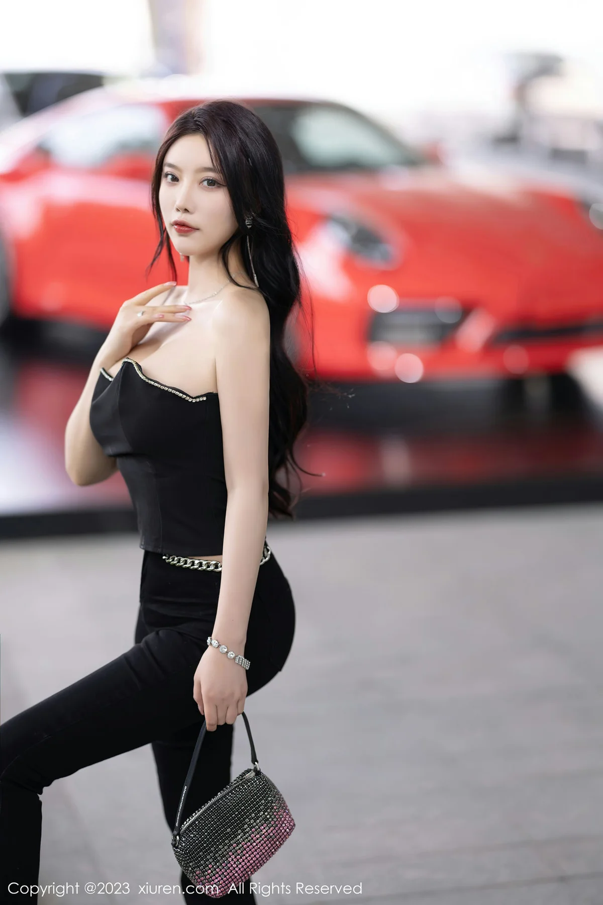 XiuRen 秀人 No.6866 杨晨晨Yome 轻透蕾丝连体衣海南岛旅拍1 - 4