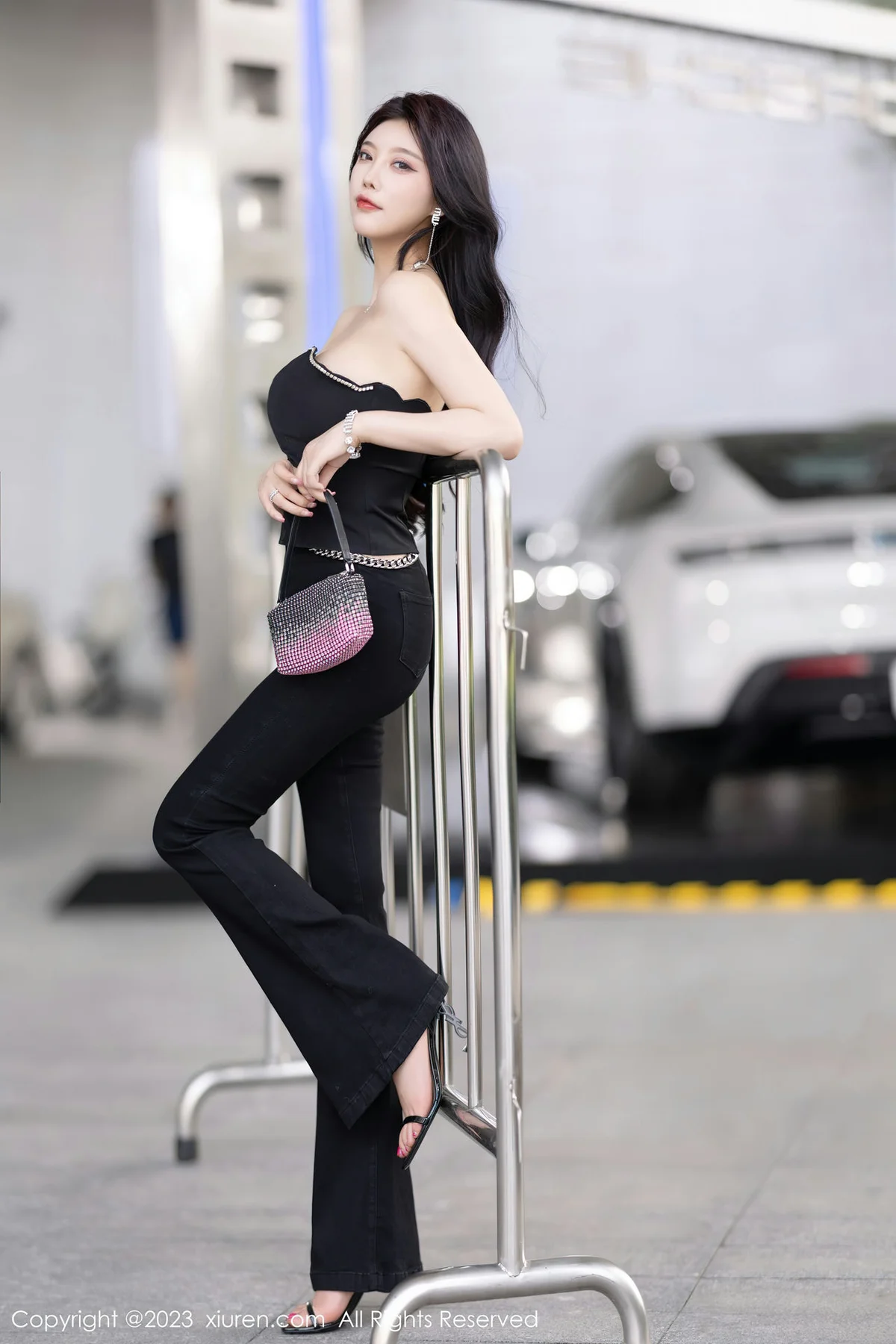 XiuRen 秀人 No.6866 杨晨晨Yome 轻透蕾丝连体衣海南岛旅拍1 - 6