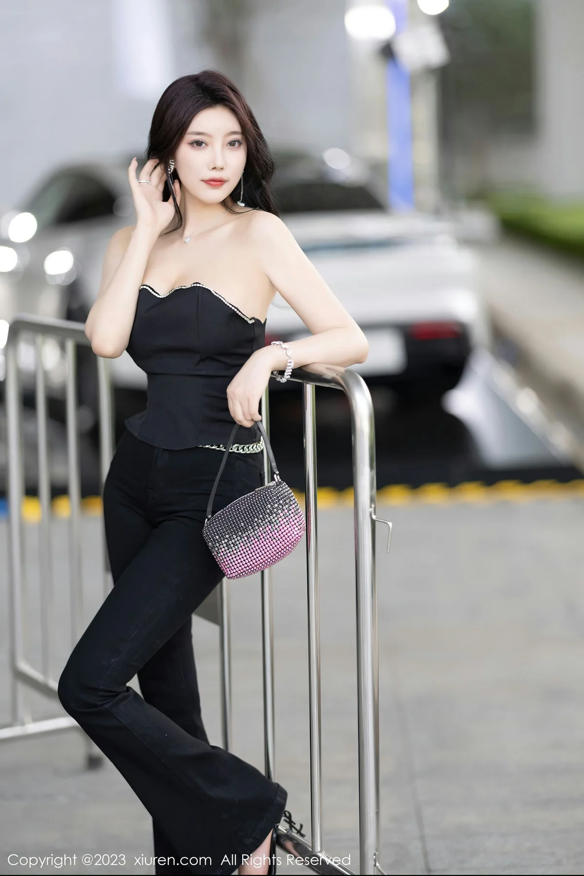 XiuRen 秀人 No.6866 杨晨晨Yome 轻透蕾丝连体衣海南岛旅拍1 - 7