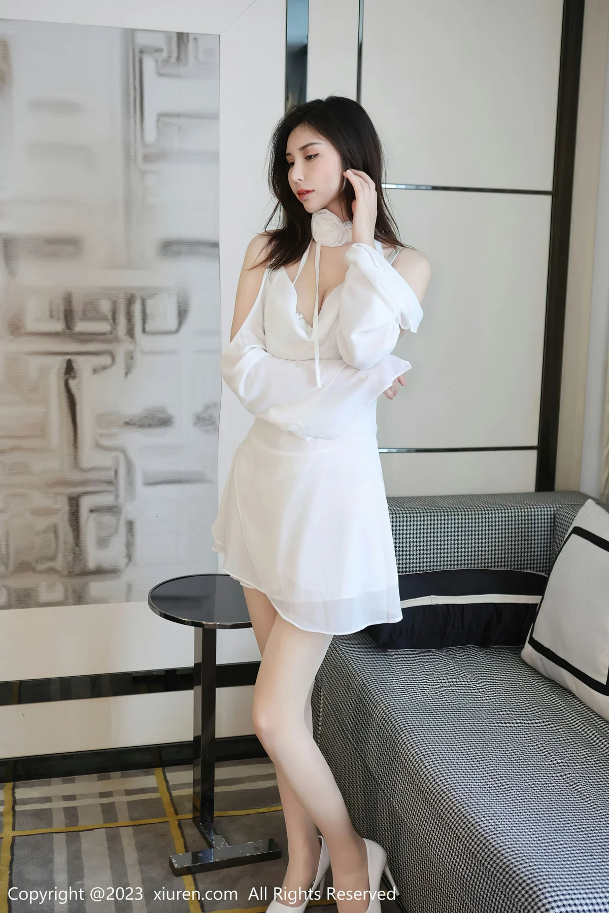 XiuRen 秀人 No.6877 修水管剧情写真王曼柔 性感写真3 - 1