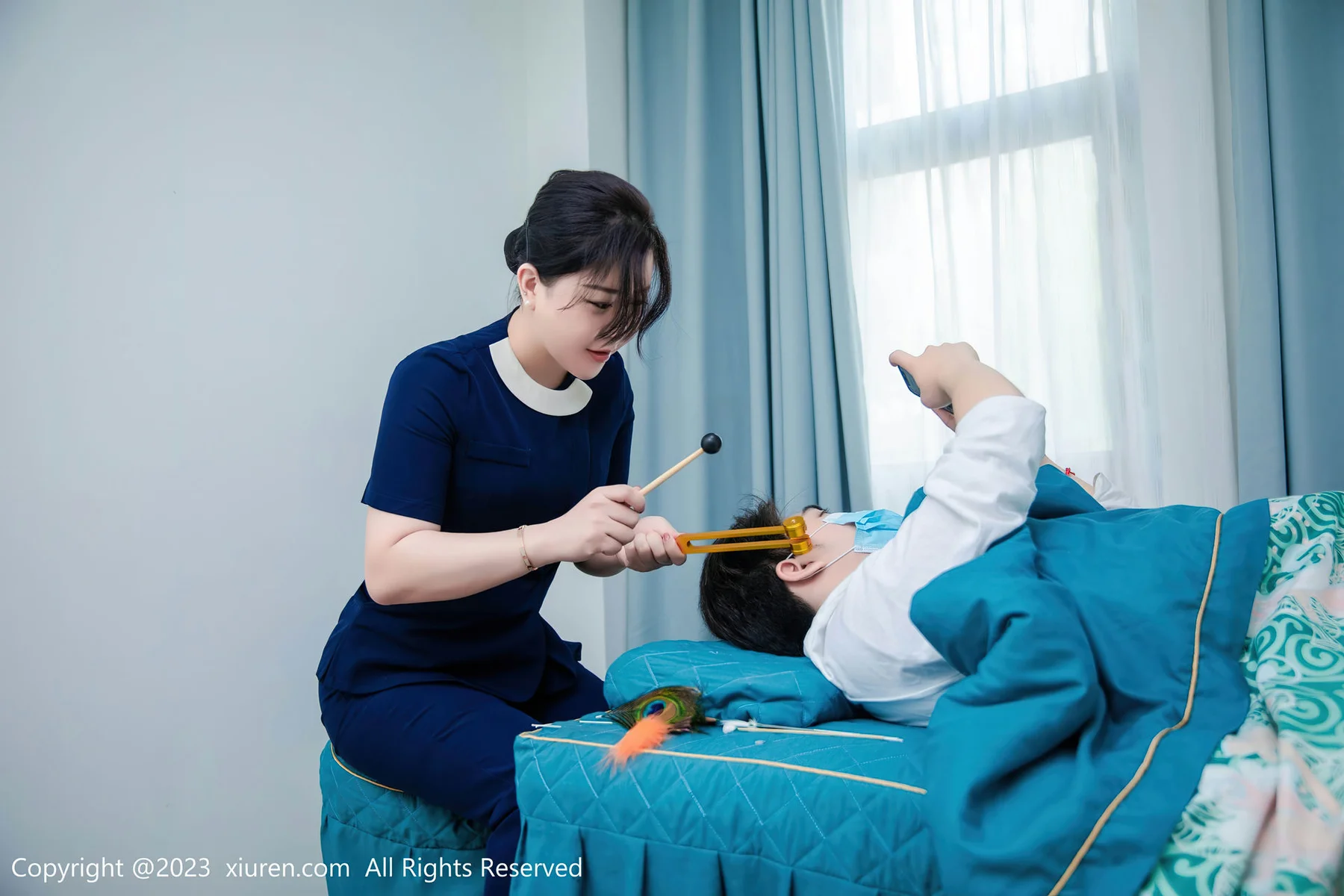 XiuRen 秀人 No.6878 王婉悠Queen 性感技师装扮性感写真2 - 2