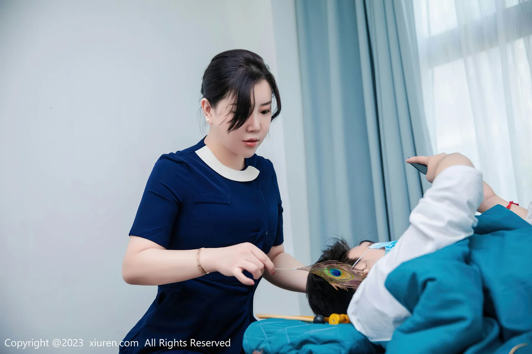 XiuRen 秀人 No.6878 王婉悠Queen 性感技师装扮性感写真2 - 4