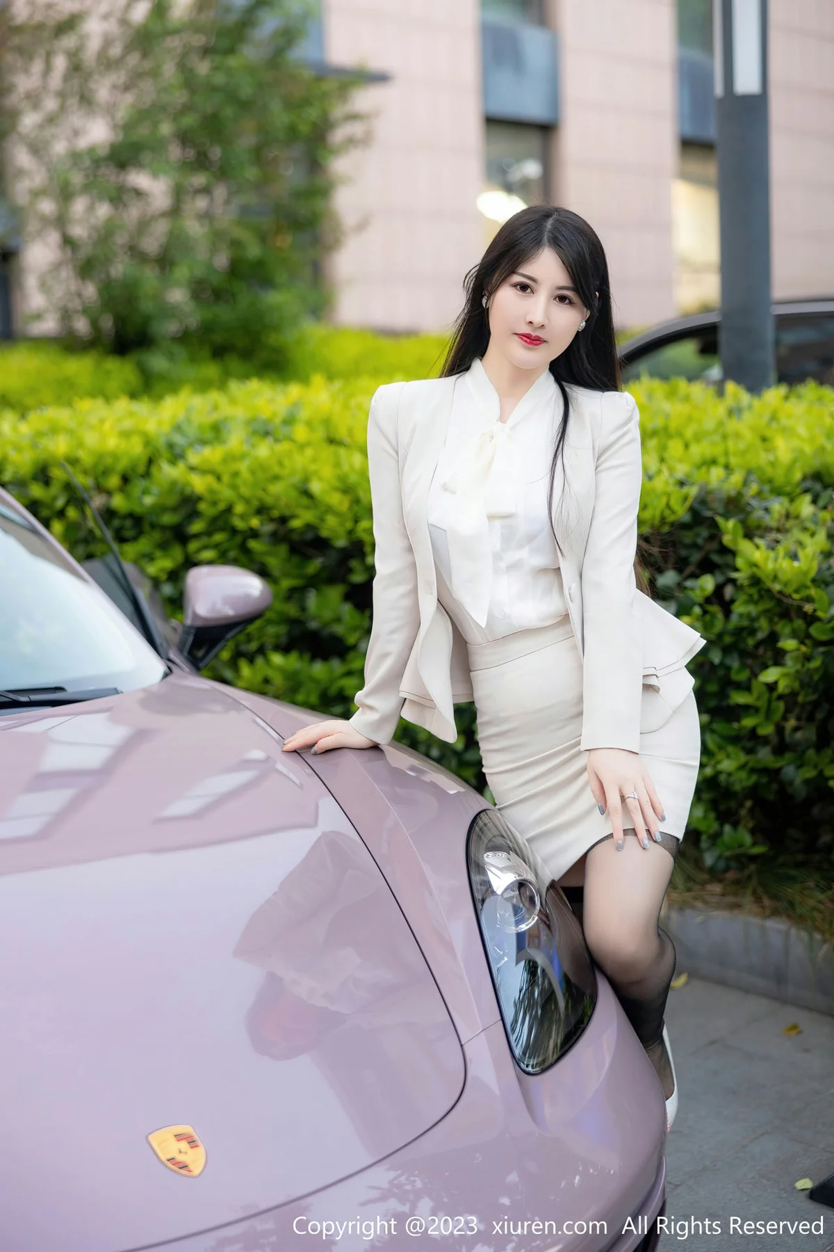 XiuRen 秀人 No.6879 诗诗kiki 魅惑黑丝性感写真1 - 2