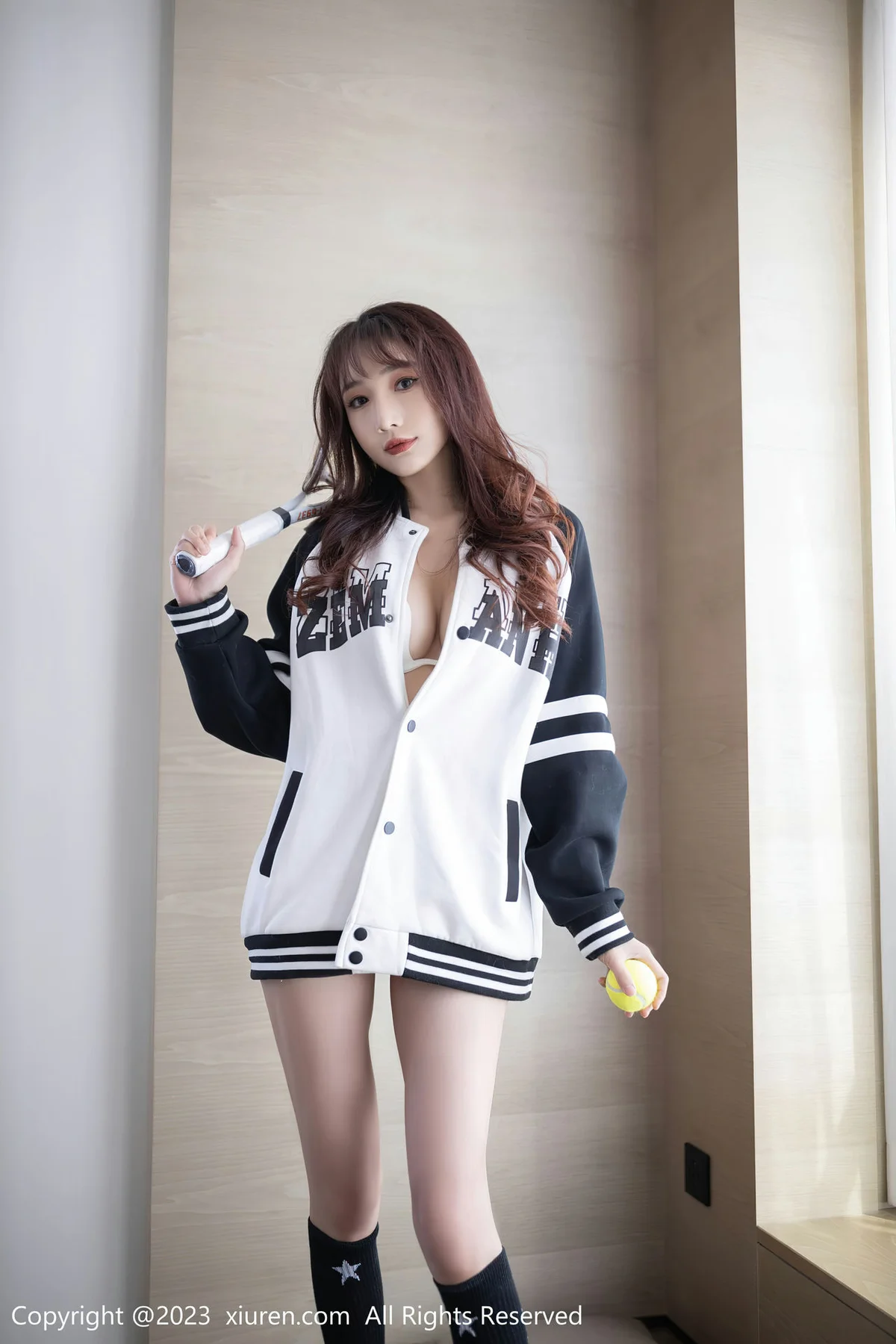 XiuRen 秀人 No.6884 陆萱萱 网球主题拍摄性感写真11 - 3