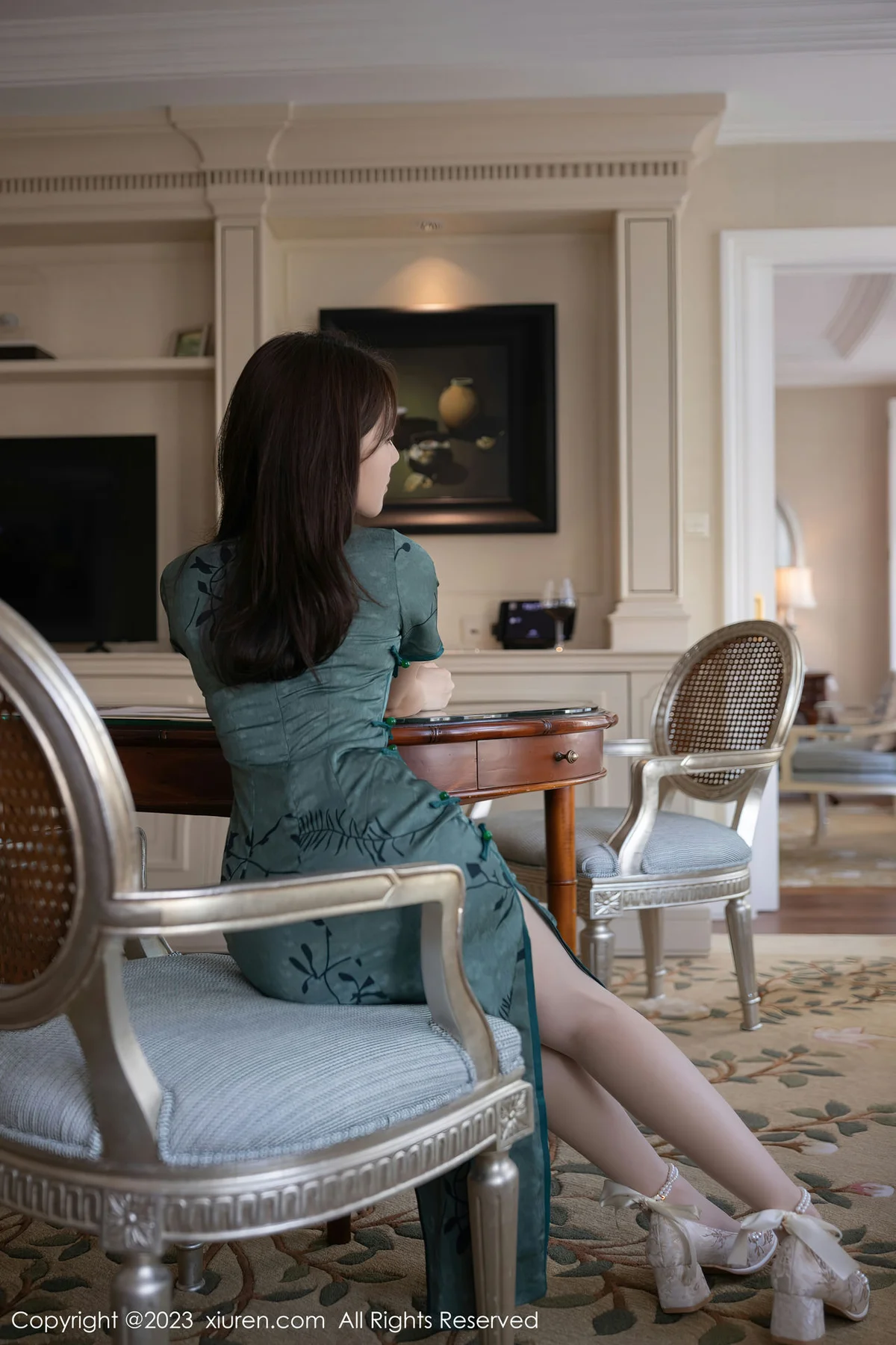 XiuRen 秀人 No.6893 鱼子酱Fish 旗袍写真巴厘岛旅拍1 - 7