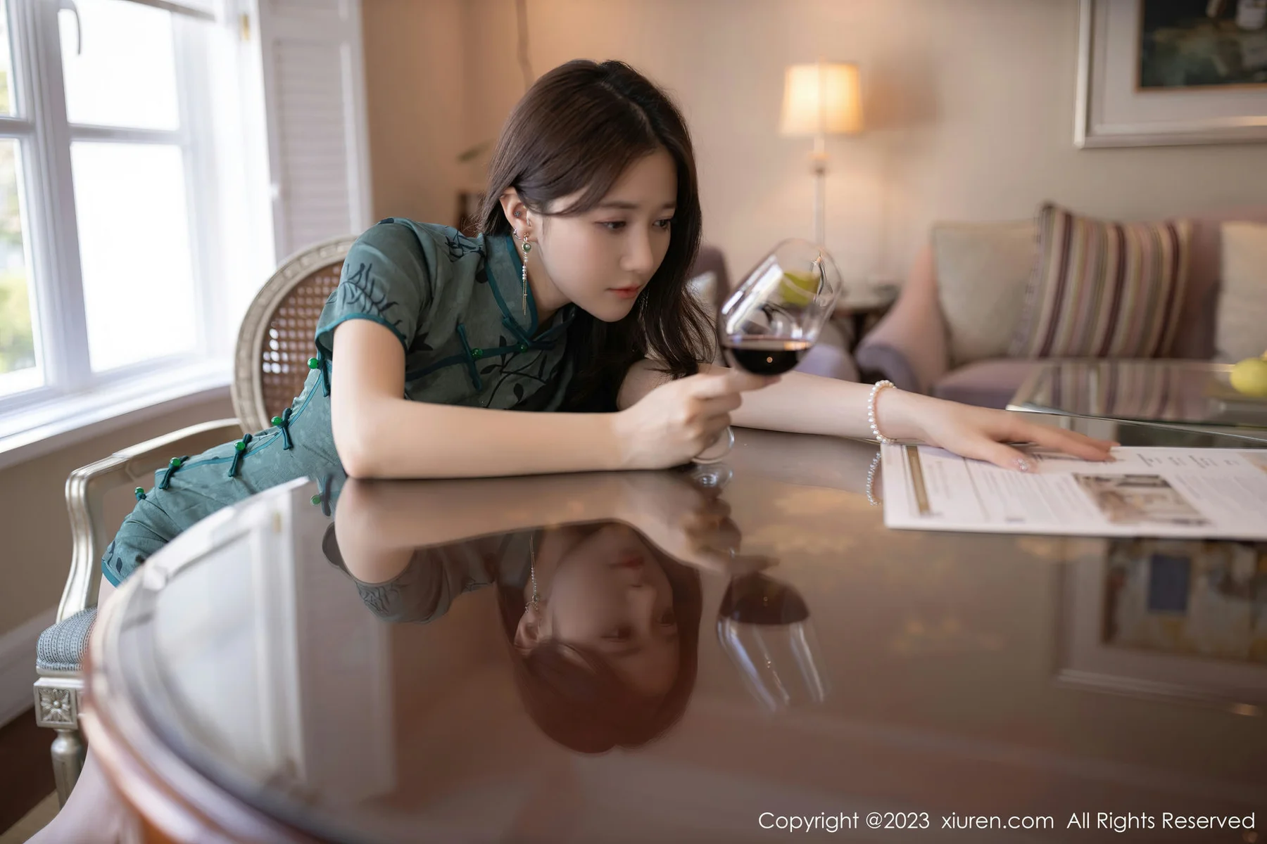 XiuRen 秀人 No.6893 鱼子酱Fish 旗袍写真巴厘岛旅拍1 - 3