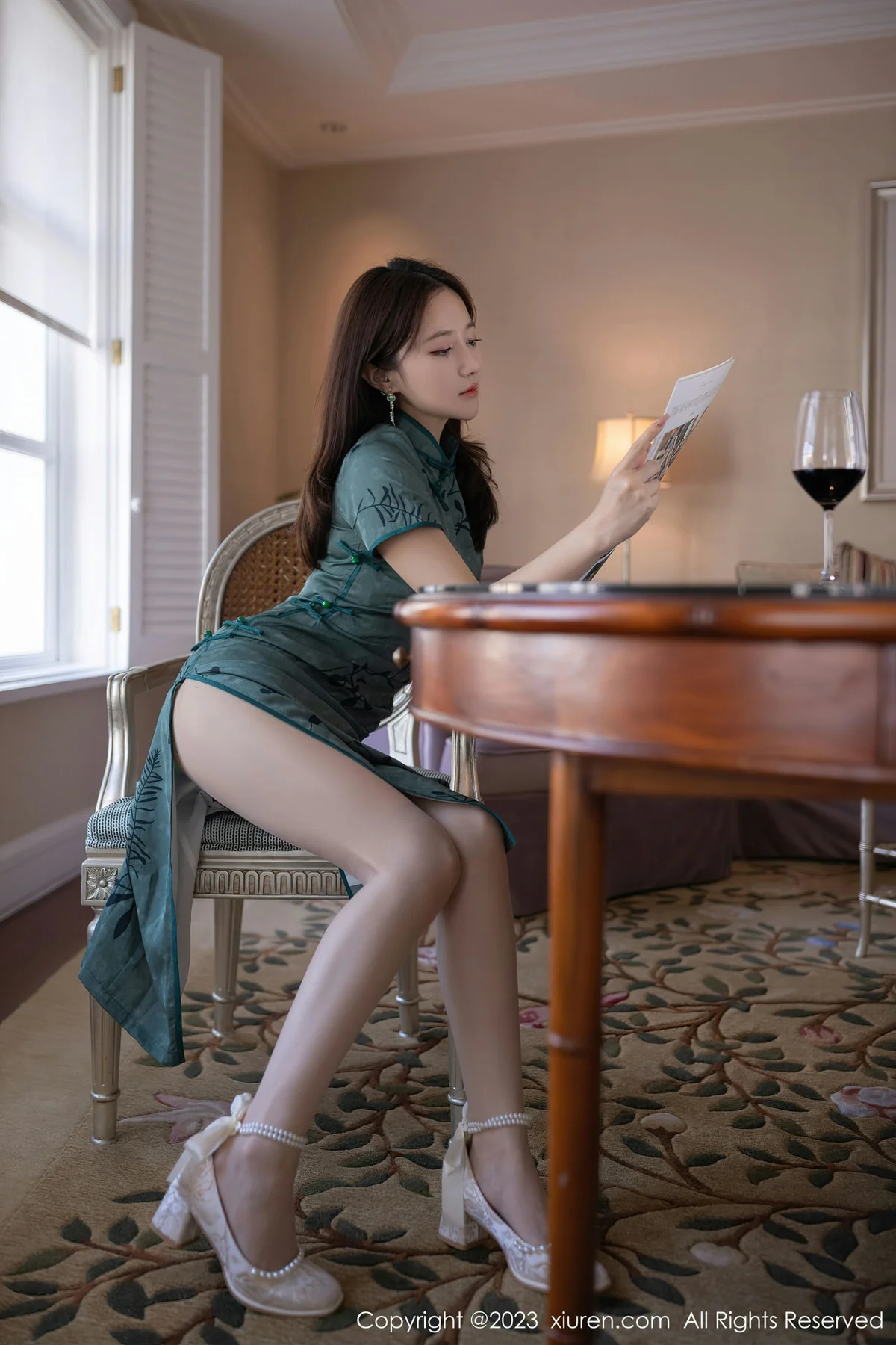 XiuRen 秀人 No.6893 鱼子酱Fish 旗袍写真巴厘岛旅拍1 - 9