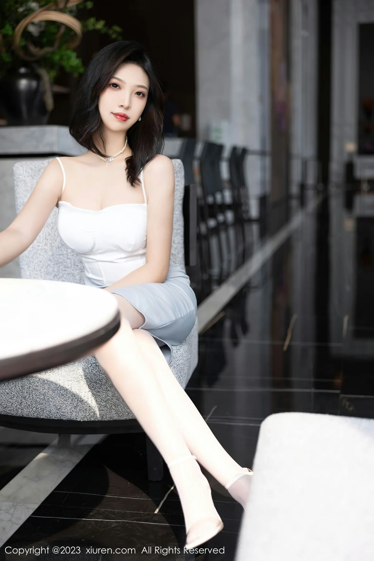 XiuRen 秀人 No.6898 郑颖姗Bev 白色蕾丝内衣性感写真11 - 3