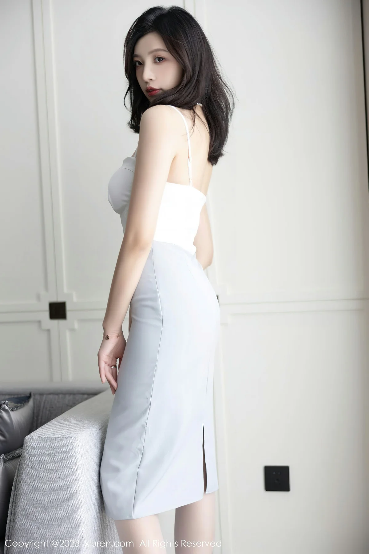 XiuRen 秀人 No.6898 郑颖姗Bev 白色蕾丝内衣性感写真11 - 7