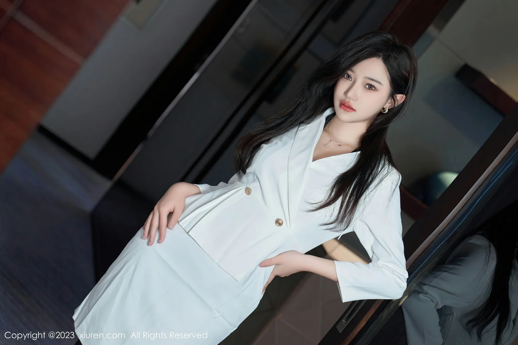 XiuRen 秀人 No.6900 妙可可Cheese 魅惑黑丝性感写真3 - 7