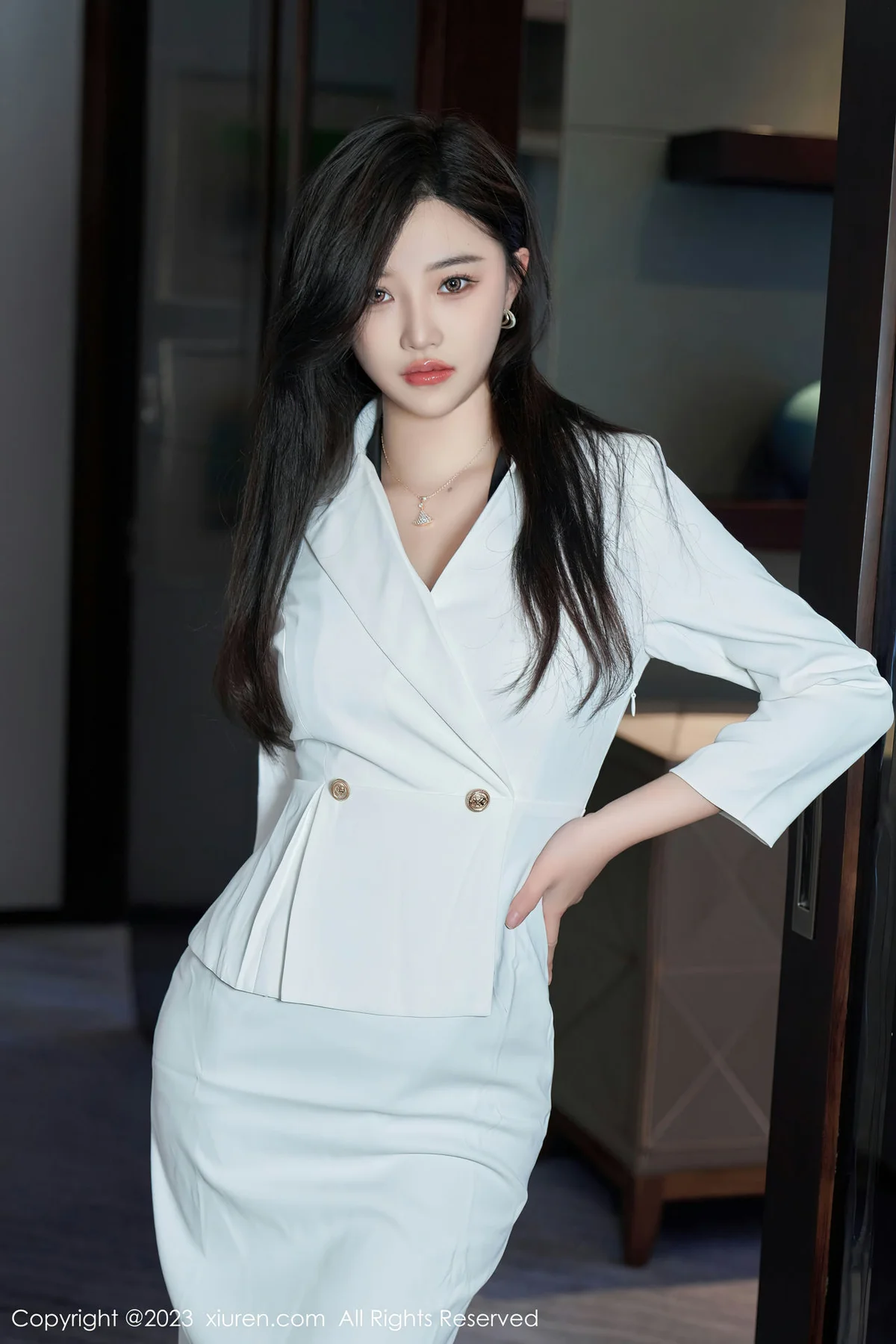 XiuRen 秀人 No.6900 妙可可Cheese 魅惑黑丝性感写真3 - 9