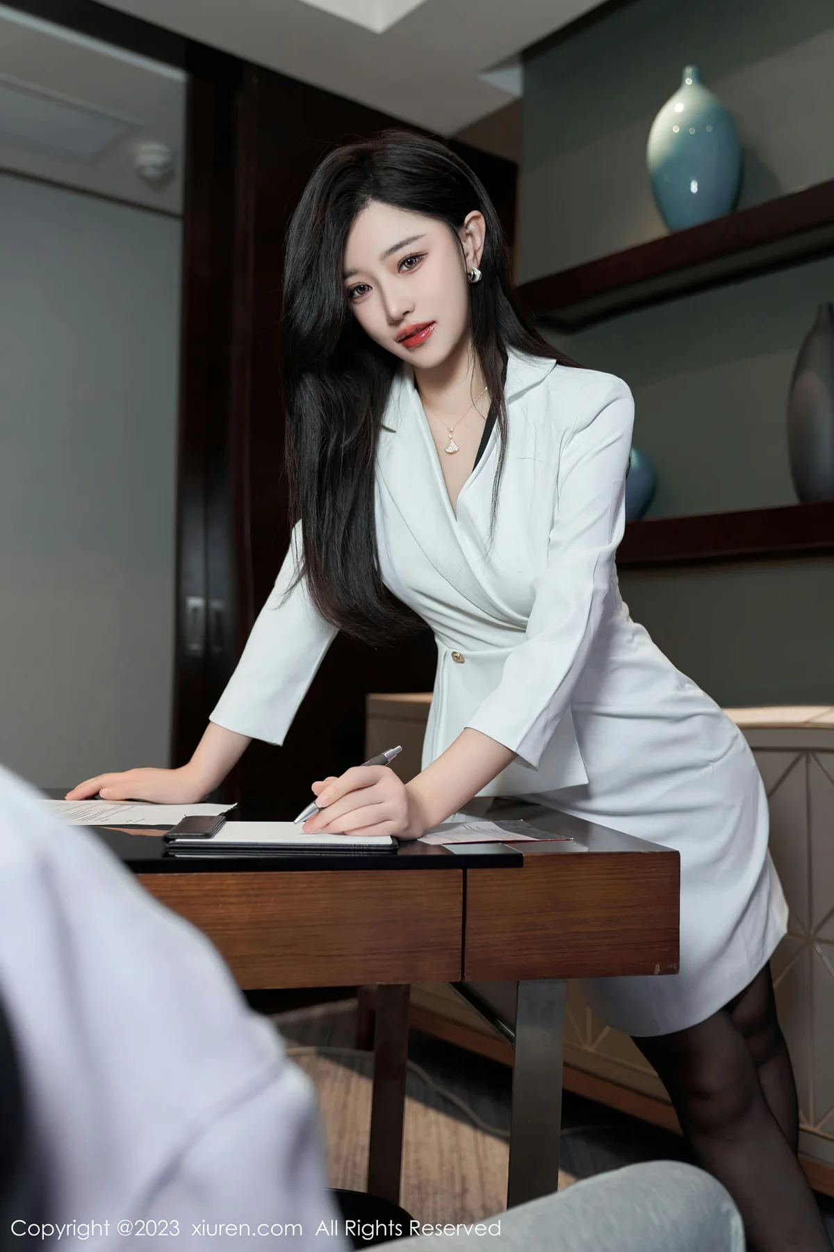 XiuRen 秀人 No.6900 妙可可Cheese 魅惑黑丝性感写真3 - 10