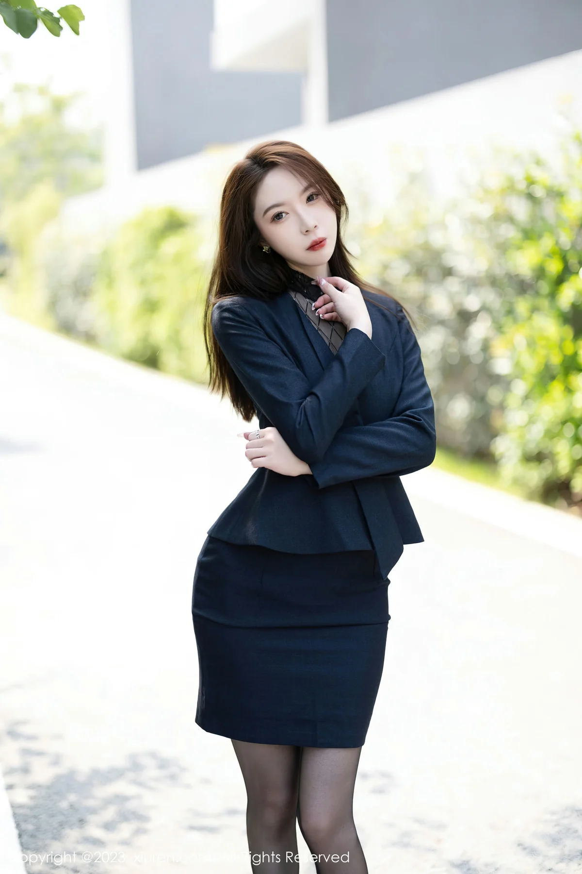 XiuRen 秀人 No.6914 梦心玥 薄纱高开叉性感写真2 - 1