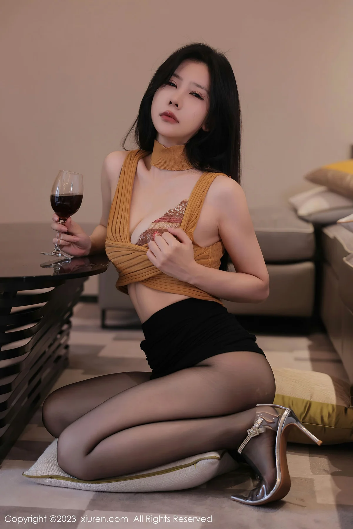 XiuRen 秀人 No.6920 尹甜甜 蕾丝内衣性感写真2 - 9