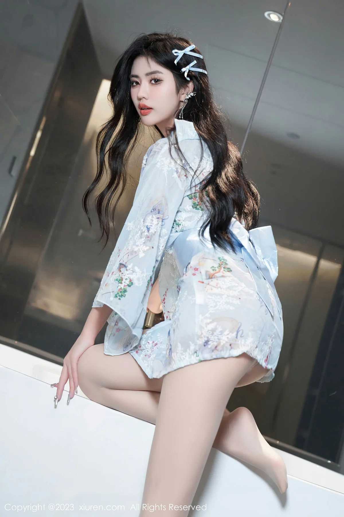 XiuRen 秀人 No.6924 浅浅Danny 原色丝袜性感写真1 - 1