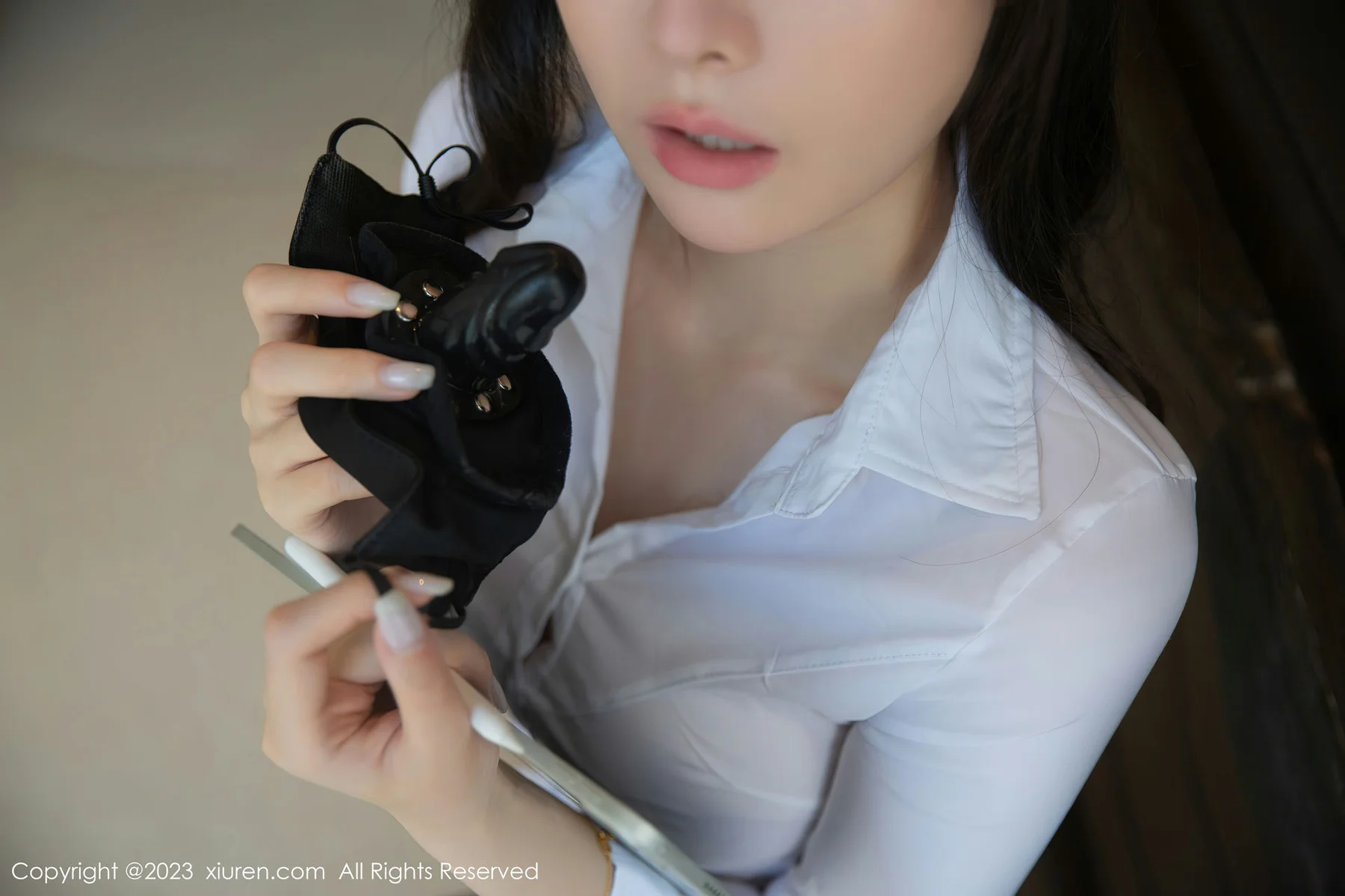 XiuRen 秀人 No.6960 是小逗逗 红色蕾丝衣巴厘岛旅拍 - 8