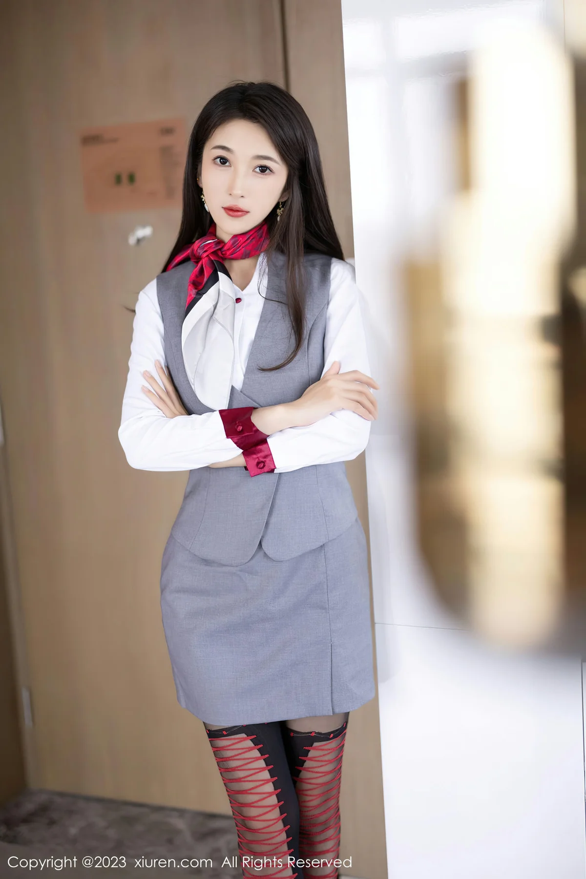 XiuRen 秀人 No.6967 林乐一 轻透连体衣性感写真33 - 1