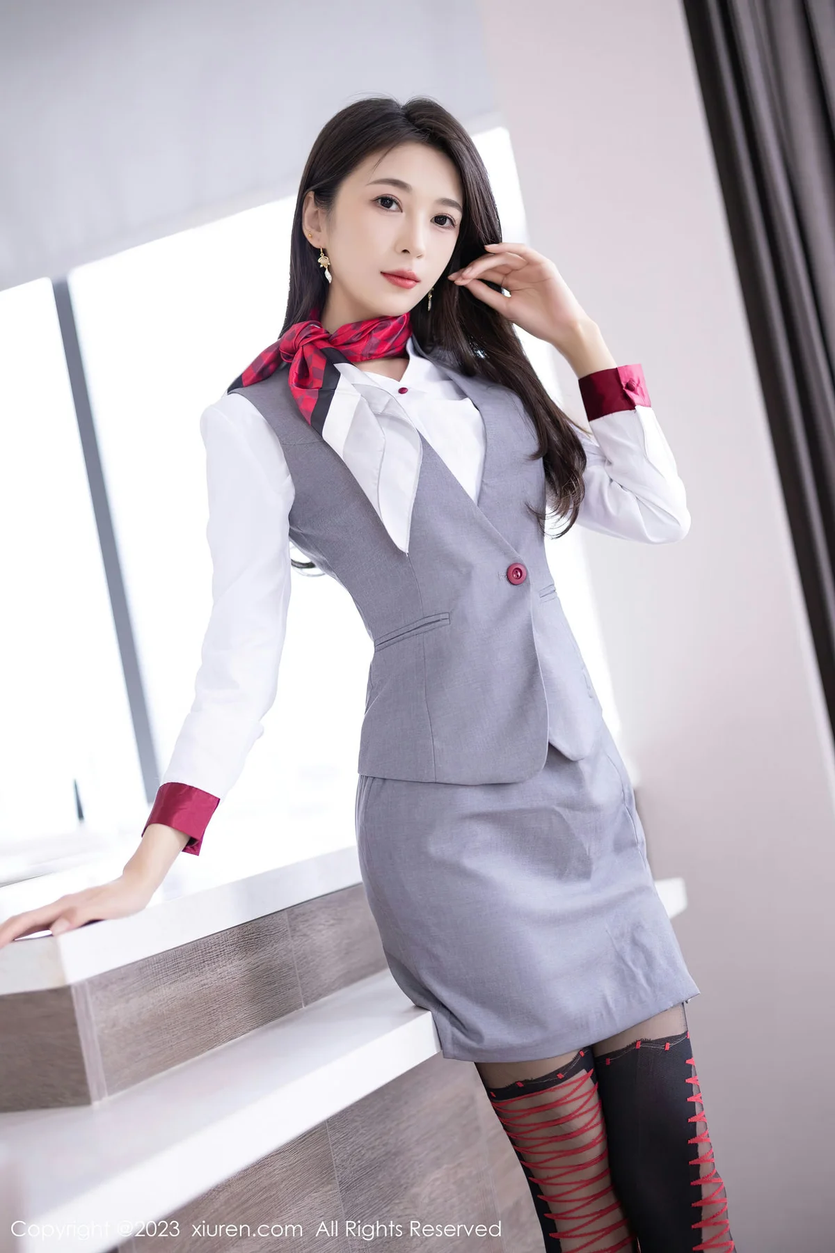 XiuRen 秀人 No.6967 林乐一 轻透连体衣性感写真33 - 3