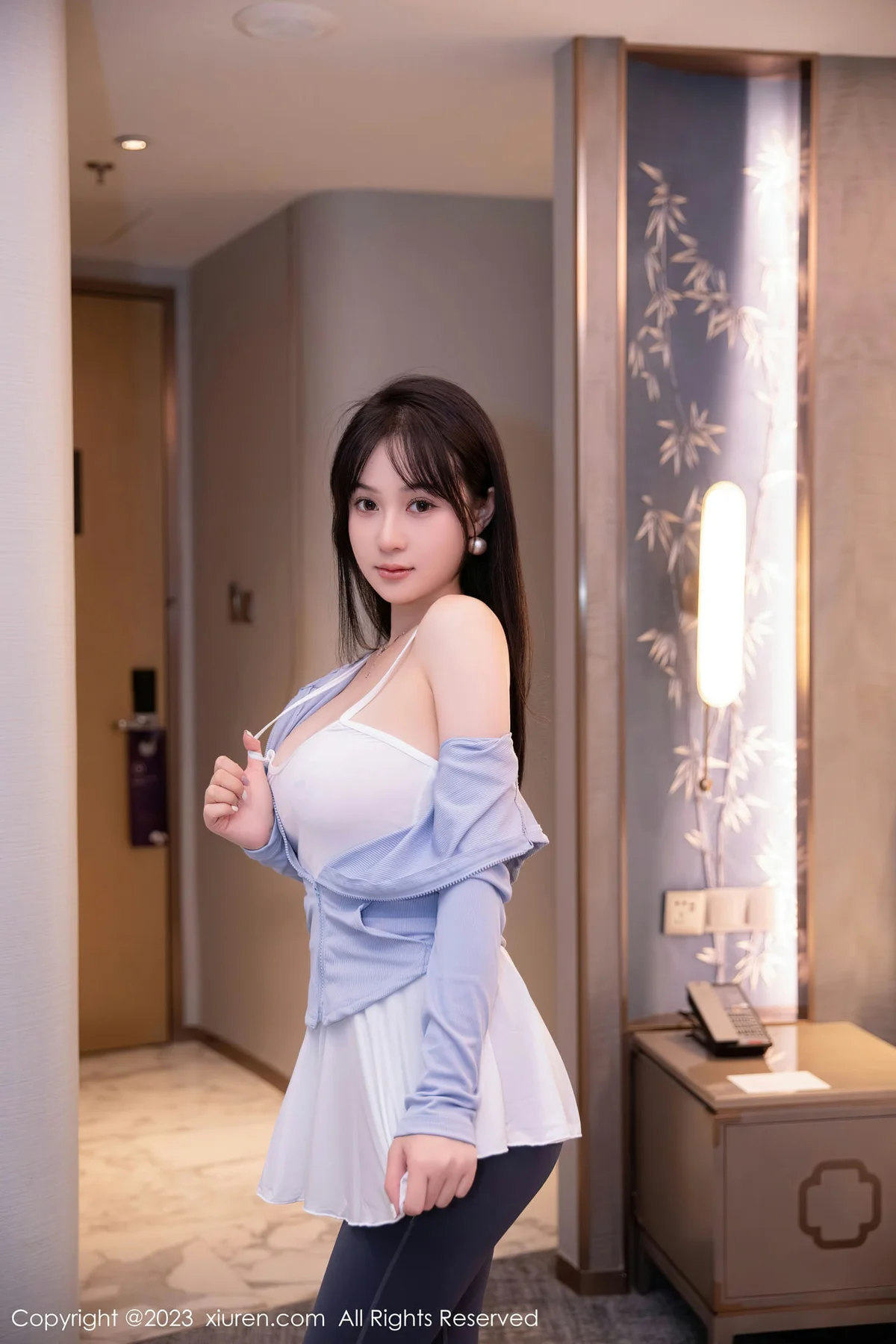 XiuRen 秀人 No.6968 柚琪Rich 轻透吊带性感写真2 - 6