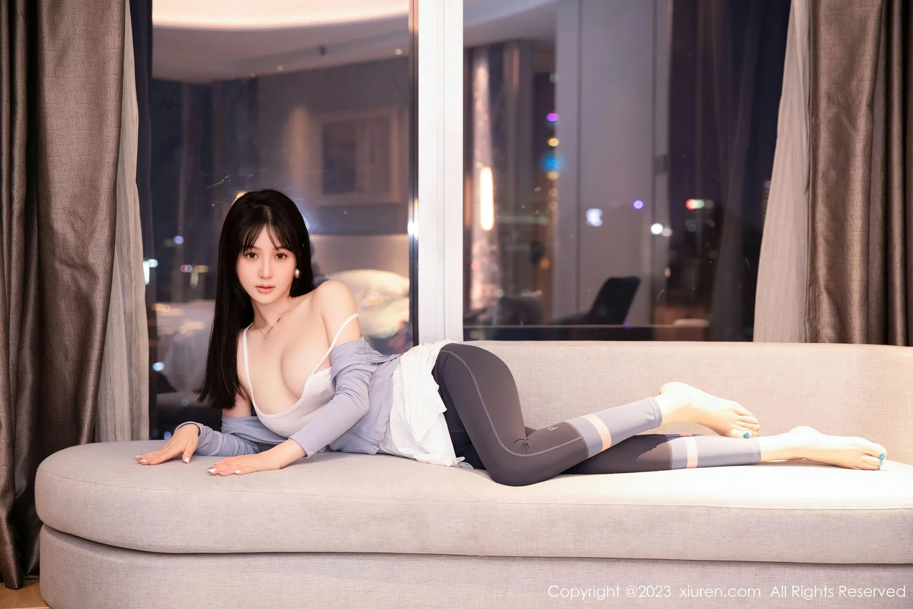 XiuRen 秀人 No.6968 柚琪Rich 轻透吊带性感写真2 - 7