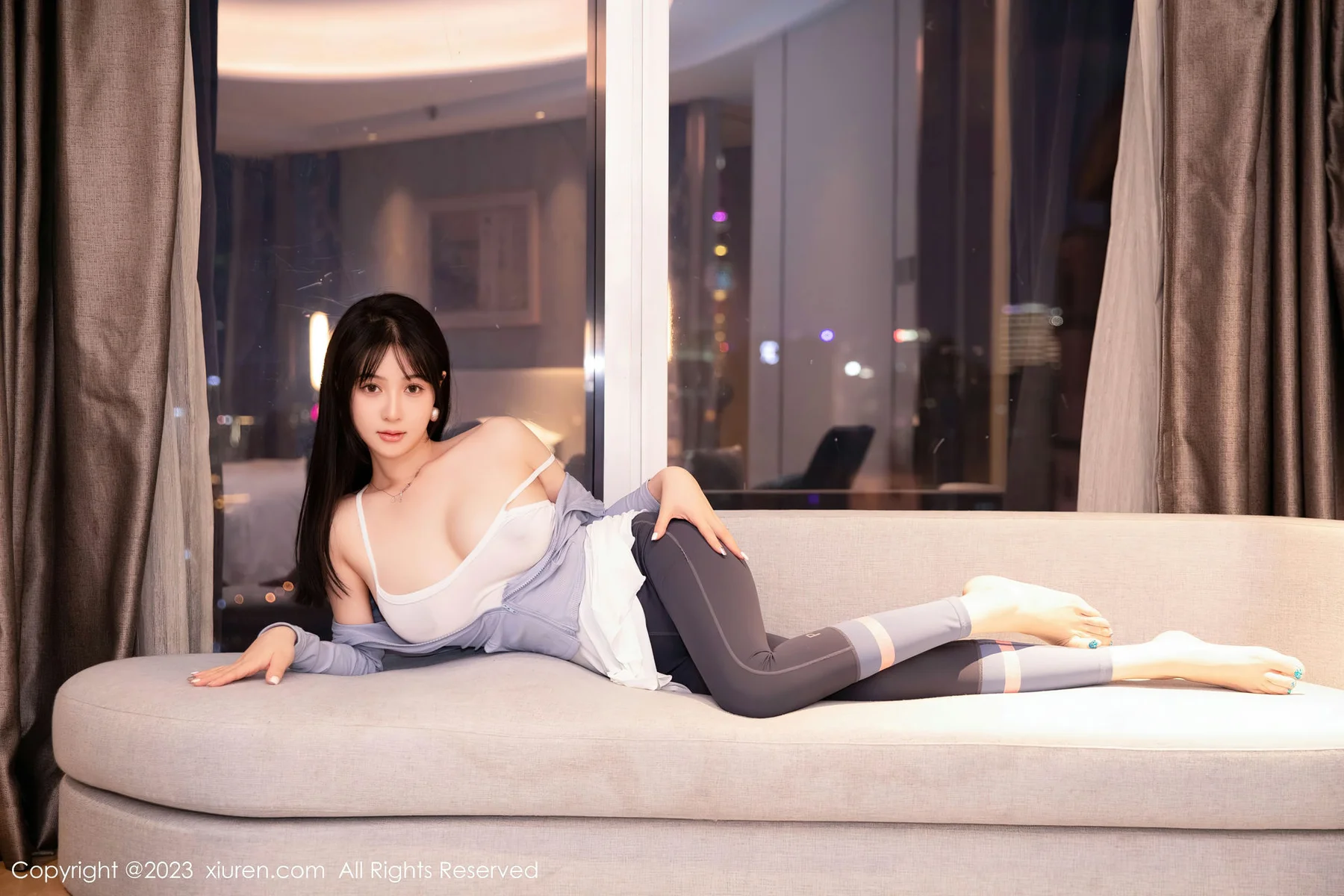 XiuRen 秀人 No.6968 柚琪Rich 轻透吊带性感写真2 - 8