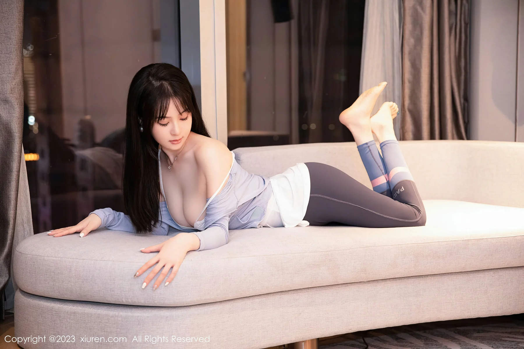 XiuRen 秀人 No.6968 柚琪Rich 轻透吊带性感写真2 - 9