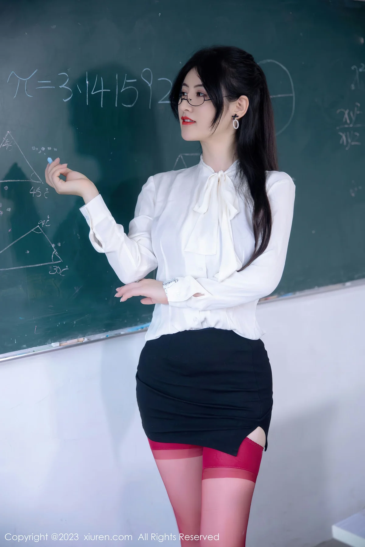 XiuRen 秀人 No.6980 诗诗kiki 教师角色扮演性感写真2 - 7