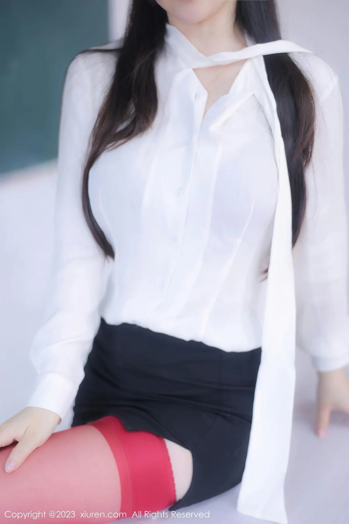 XiuRen 秀人 No.6980 诗诗kiki 教师角色扮演性感写真2 - 5