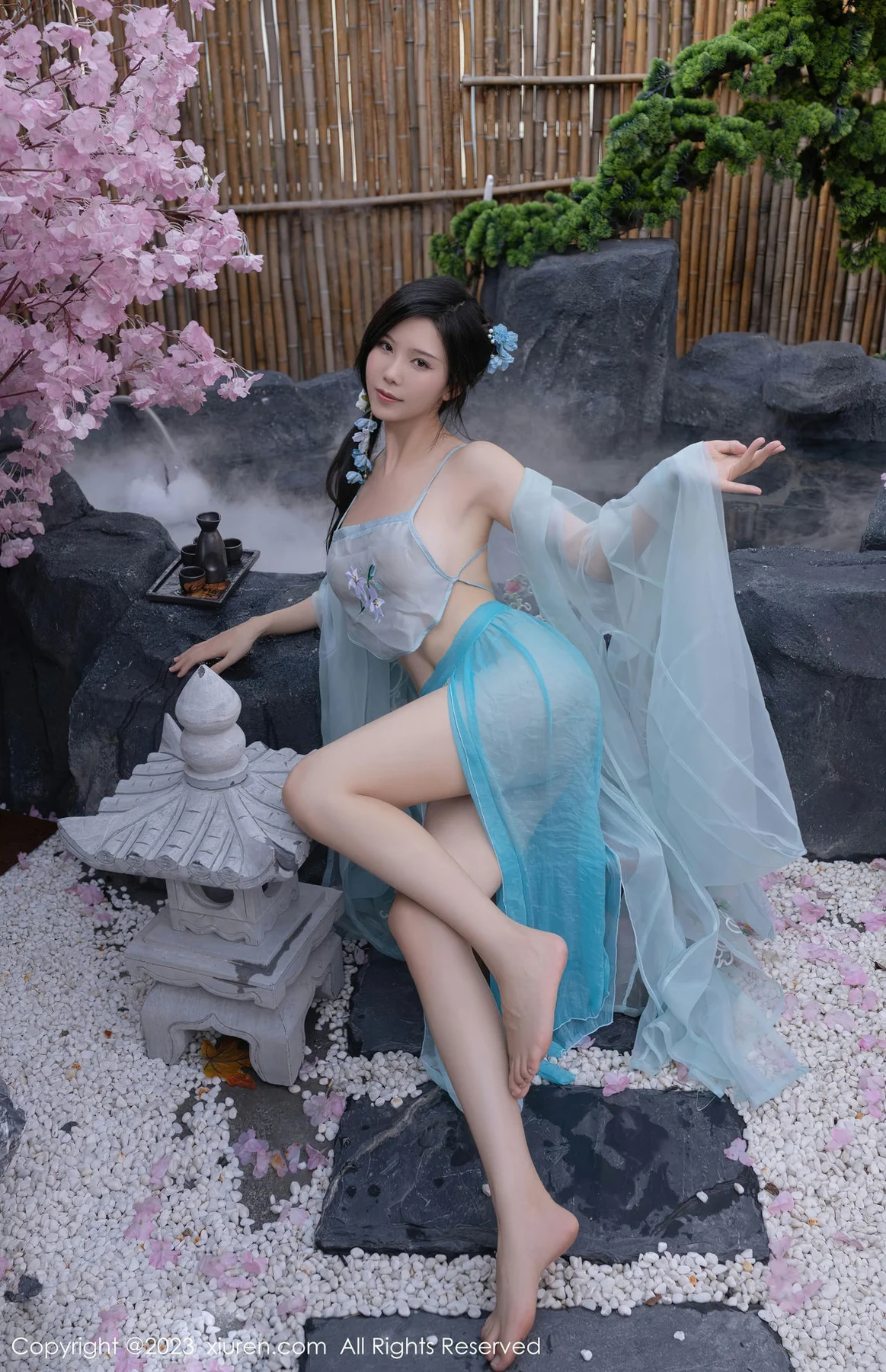 XiuRen 秀人 No.6991 利世 浅蓝色古装33 - 4