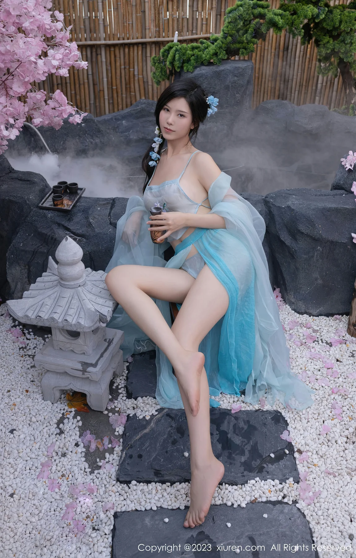 XiuRen 秀人 No.6991 利世 浅蓝色古装33 - 5