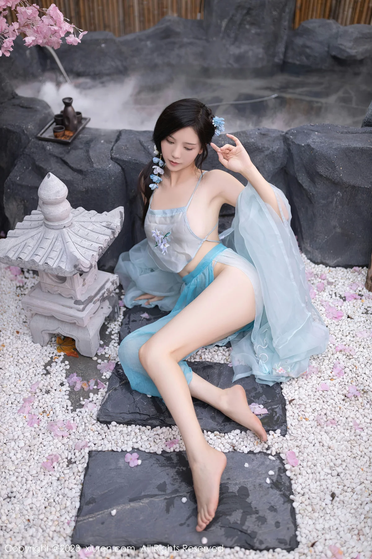 XiuRen 秀人 No.6991 利世 浅蓝色古装33 - 5