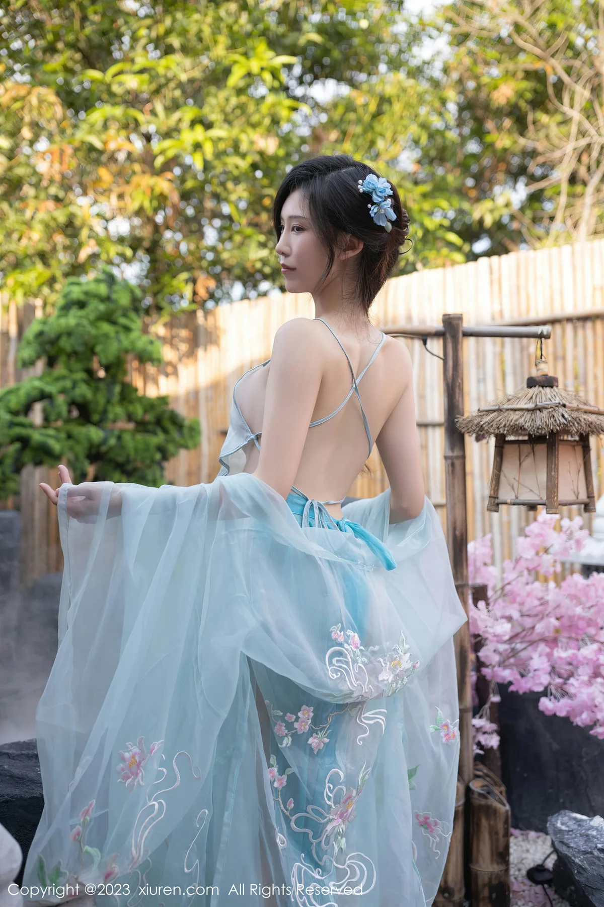 XiuRen 秀人 No.6991 利世 浅蓝色古装33 - 8
