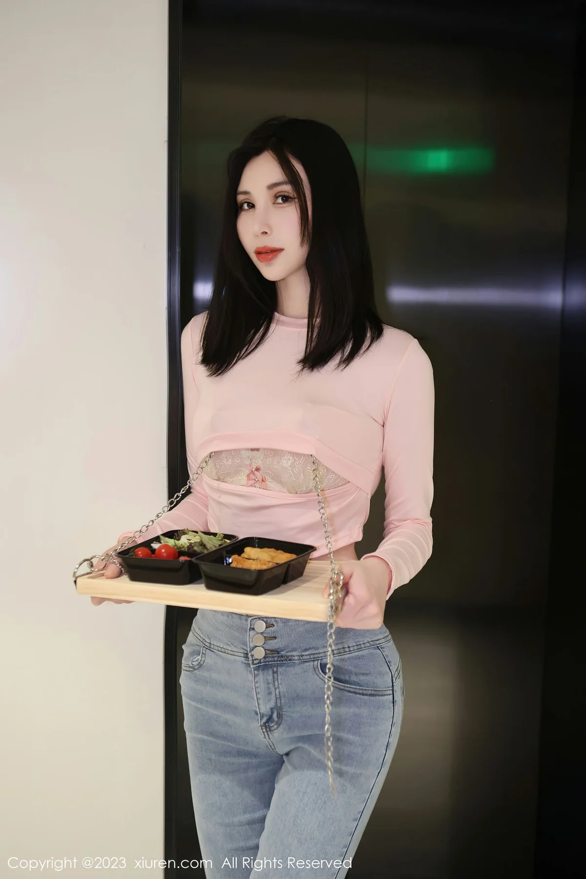 XiuRen 秀人 No.6992 曼柔 粉色蕾丝内衣性感写真33 - 2