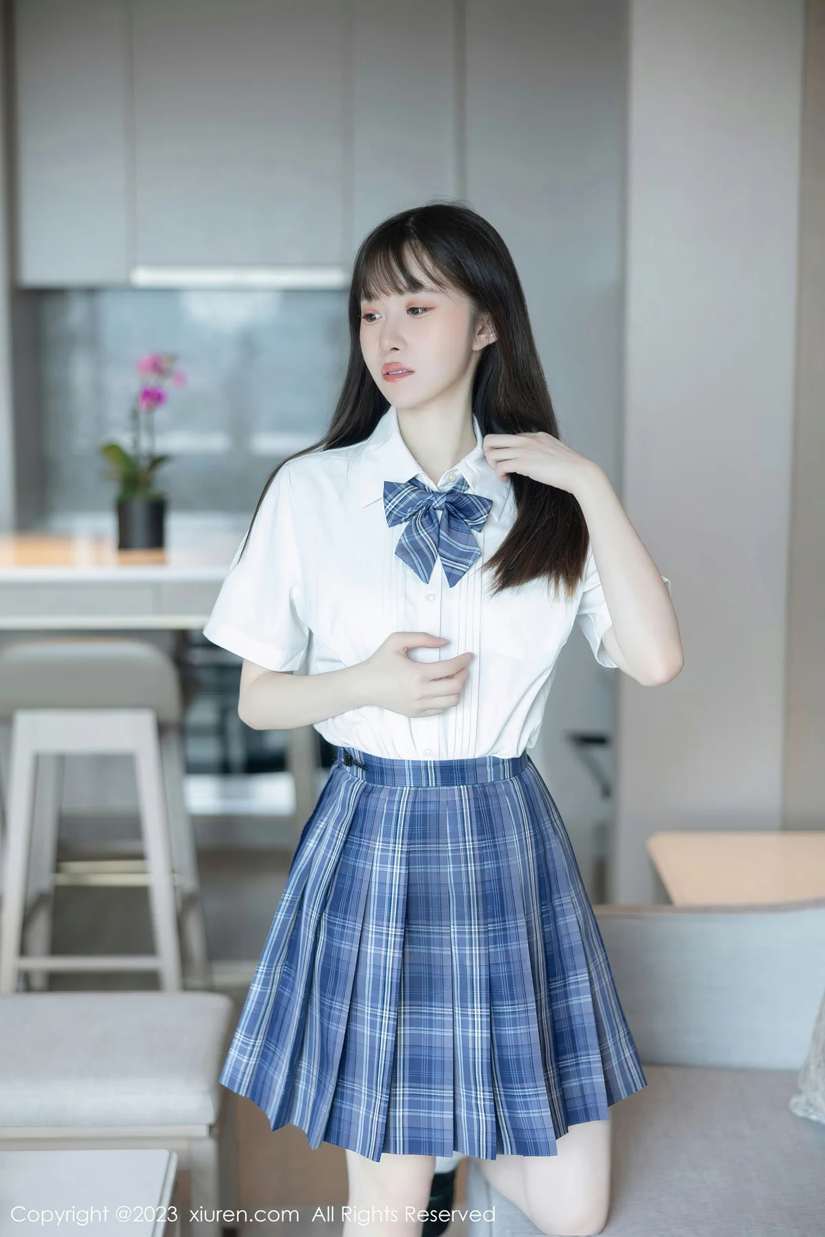 XiuRen 秀人 No.6993 林悠悠 jk短裙首套写真111 - 3